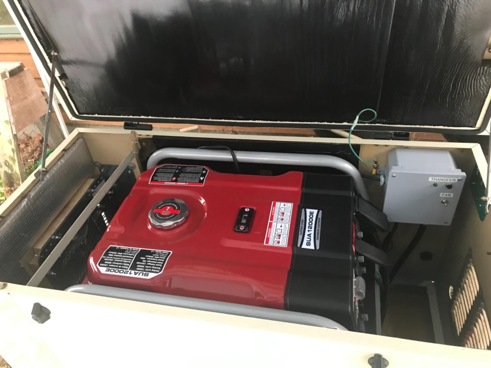 A-iPower 5000-Watt Portable Generator Gas Powered, CO Sensor Shutdown, Heavy Duty Generators with 223cc OHV Engine for Jobsite, RV, Home Backup, Emergency (GXS5000) customer photo 1