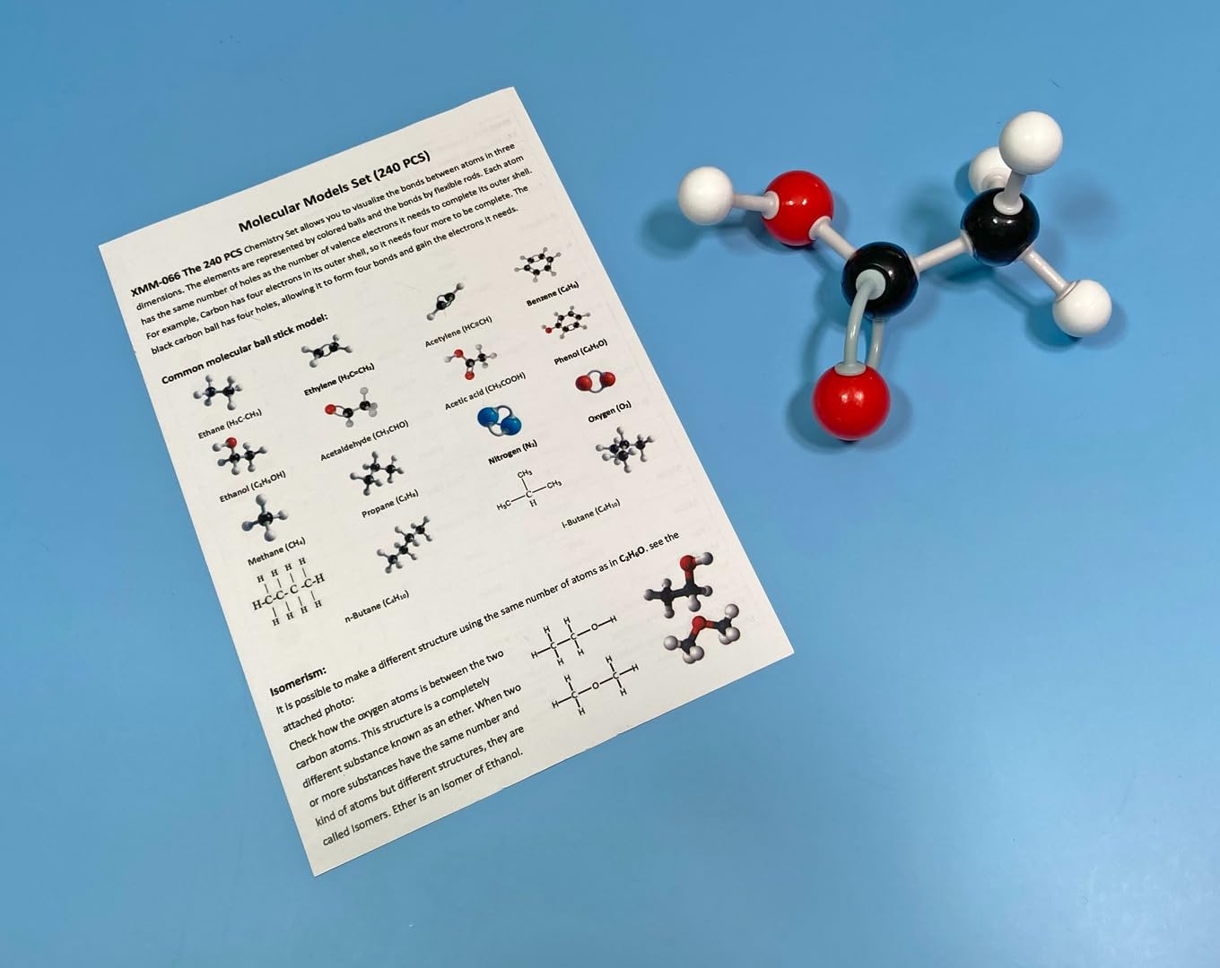 Molecular Model Kit, 240 Pcs Organic Chemistry Structure Set customer photo 1