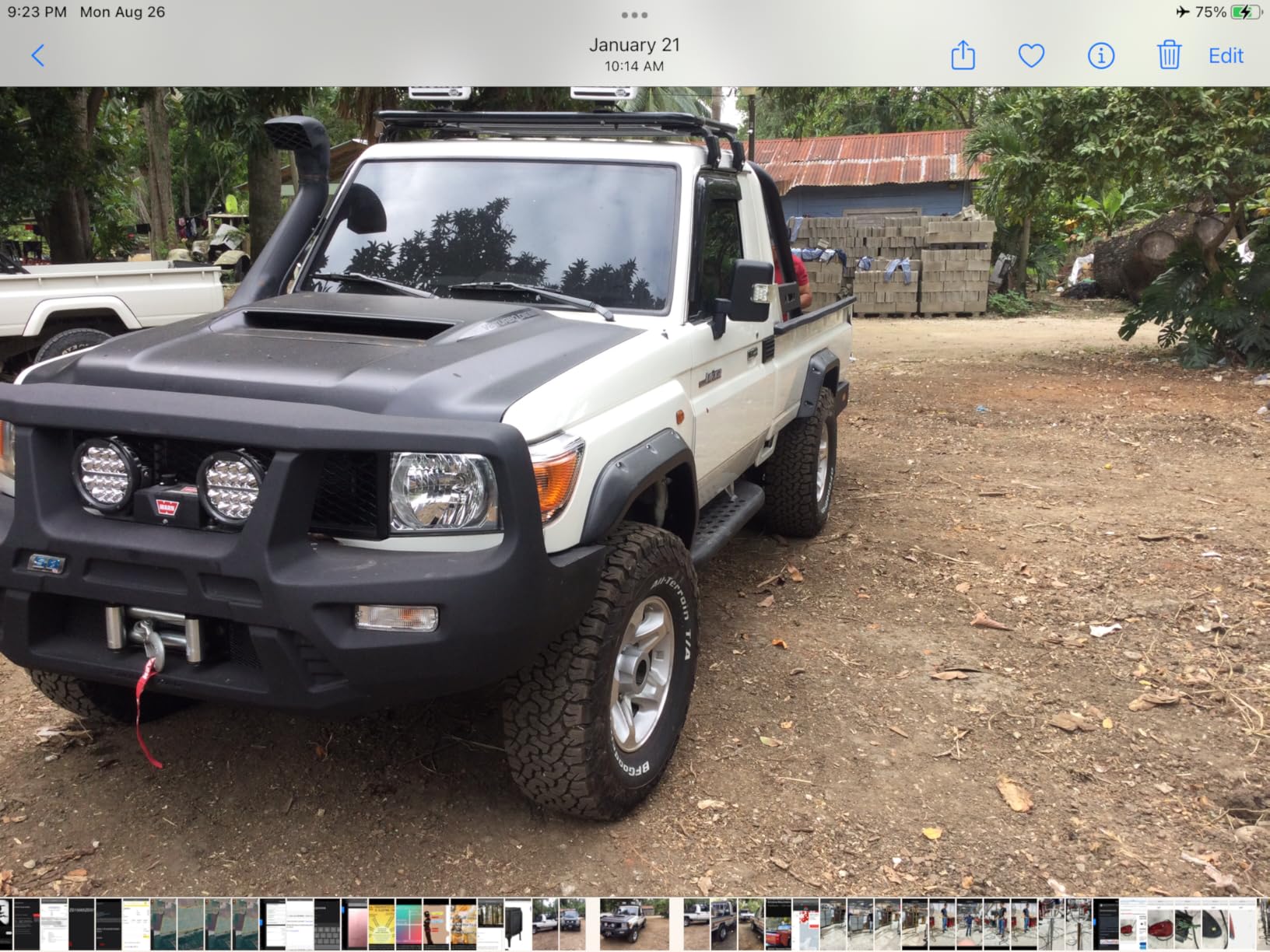 BFGoodrich All-Terrain T/A KO3 Car Tire for Light Trucks, SUVs, and Crossovers, LT265/75R16/E 123/120S customer photo 1