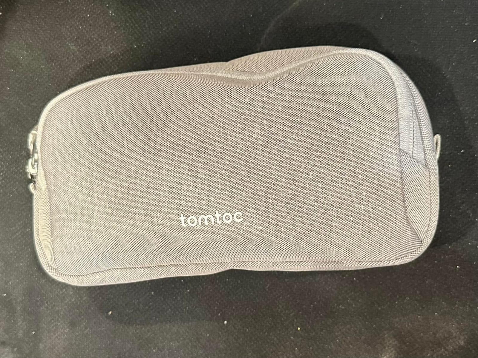 tomtoc Electronic Organizer Travel Case, Dual Compartment Tech Organization | Water Resistant Cable Pouch Storage Bag for Charger, Cord, Phone, Hard Drive, Power Bank, Accessories Travel Essentials customer photo 1