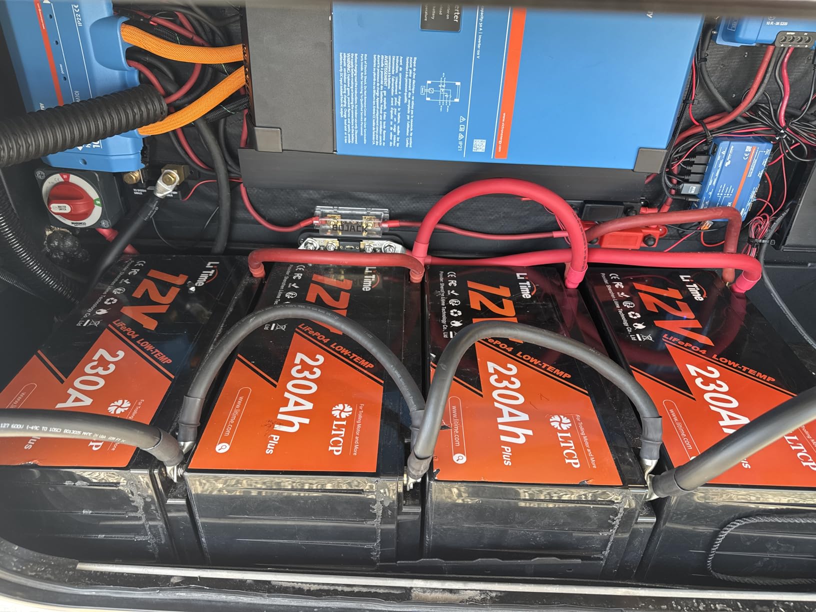 Litime 12V 100Ah LiFePO4 Battery, Group 24 Lithium Batteries for RV, Camper customer photo 1