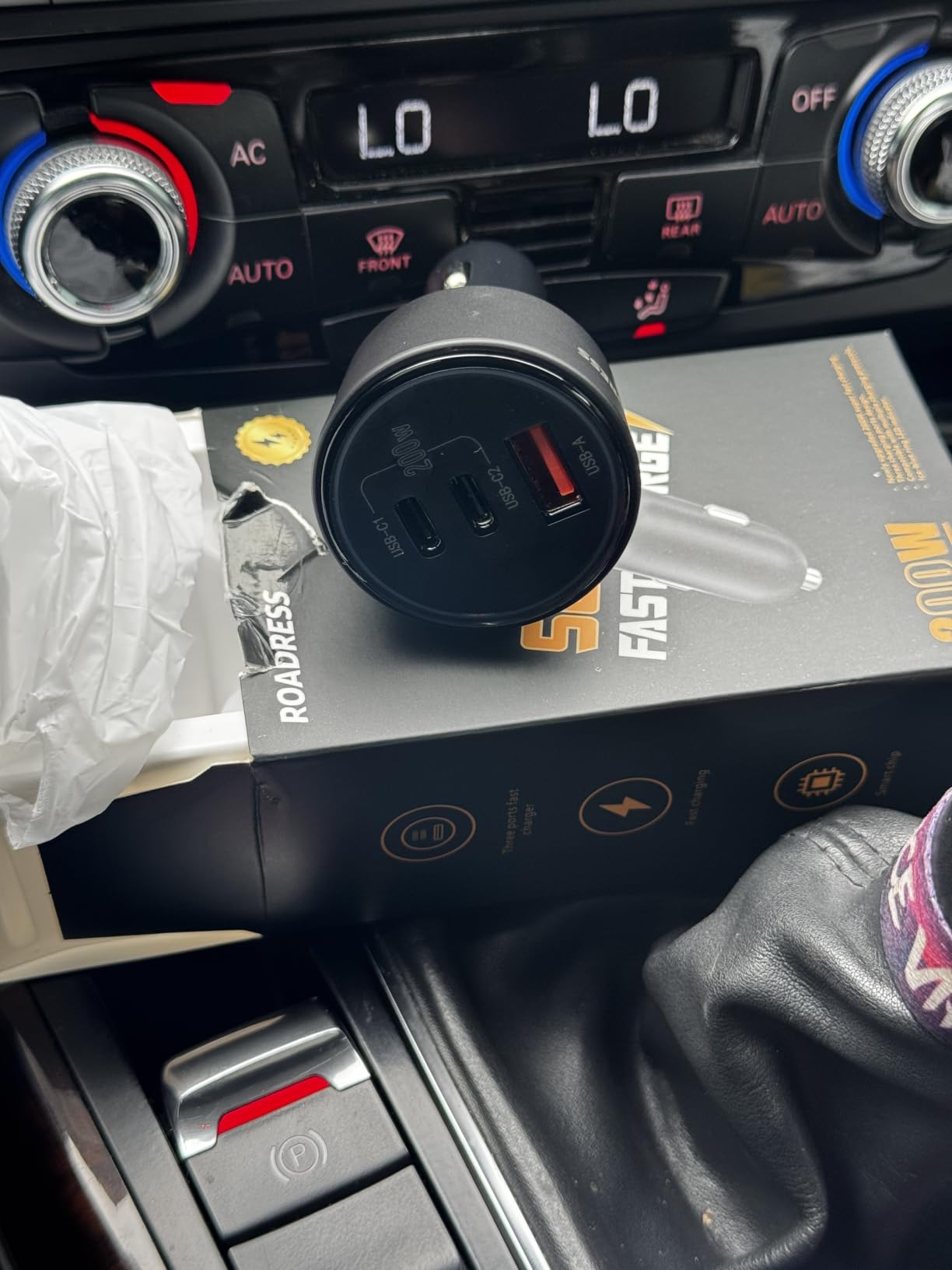 USB C Car Charger Fast Charging 200W, Dual PD 100W Type C Car Charger customer photo 1