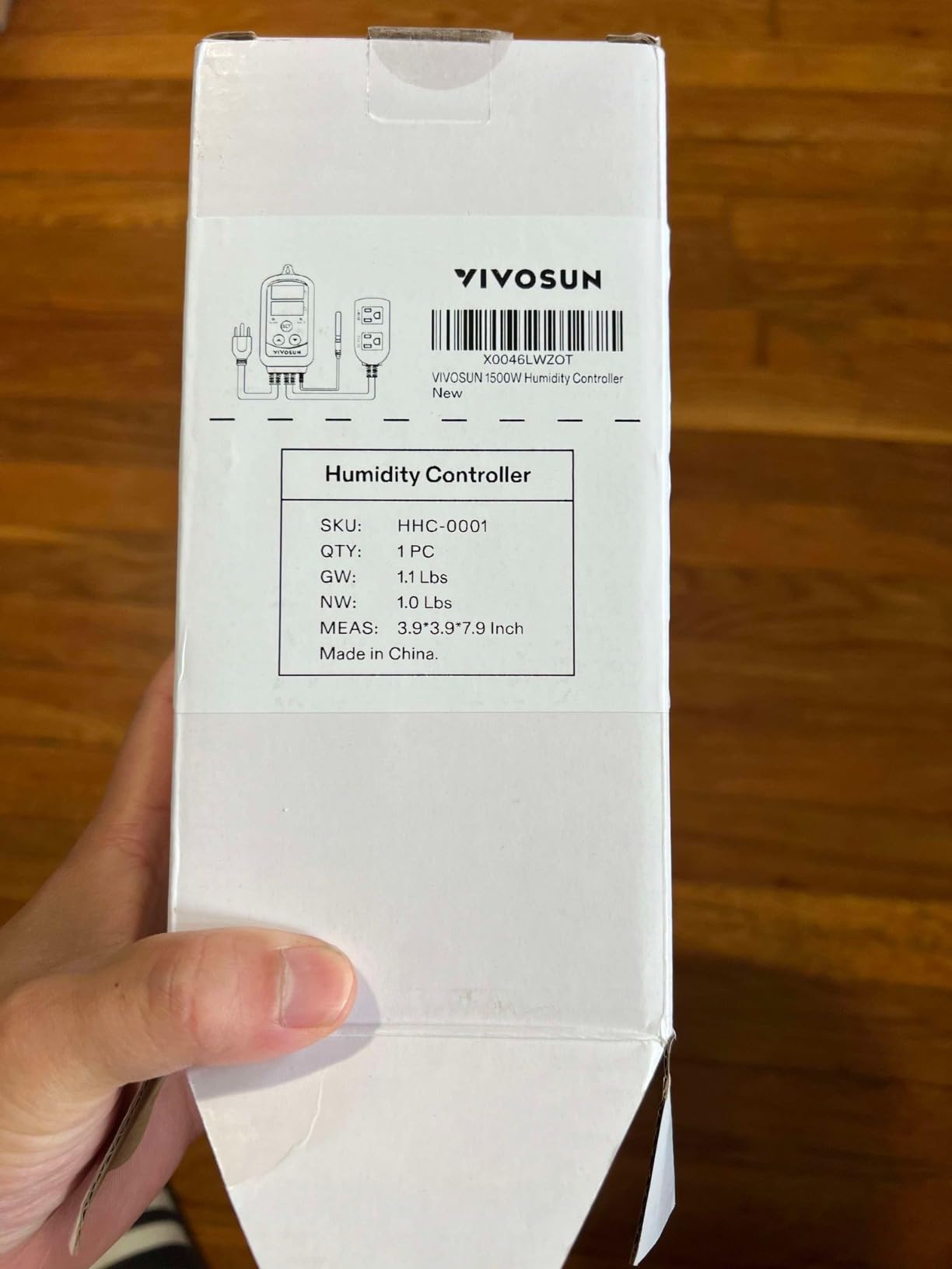 VIVOSUN Humidity Controller, 1200W Dual-Stage Outlet, Pre-Wired Digital Humidistat with Dual LED Displays for Humidifier/Dehumidifier/Fan, Ideal for Greenhouse, Grow Tent, Home-Brewing, Mushroom customer photo 2