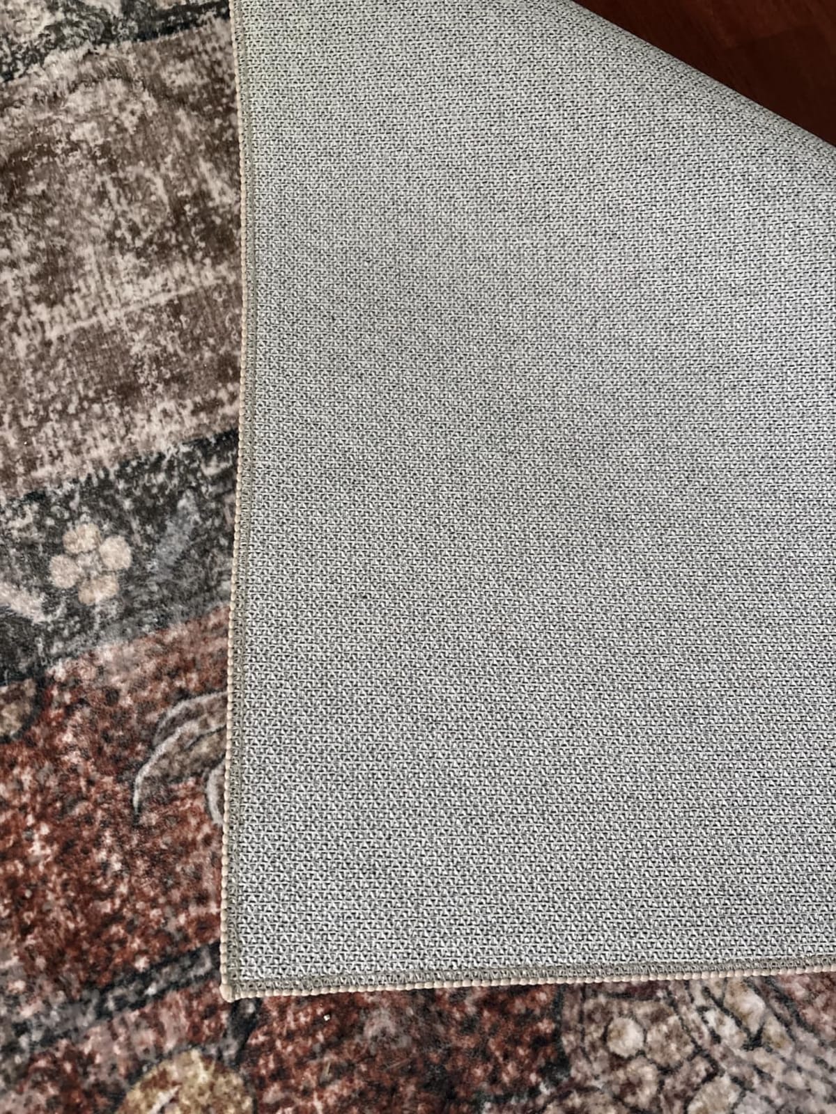 RELEANY Washable Area Rug, Runner 2'x6', Brick/Brown/Green customer photo 2