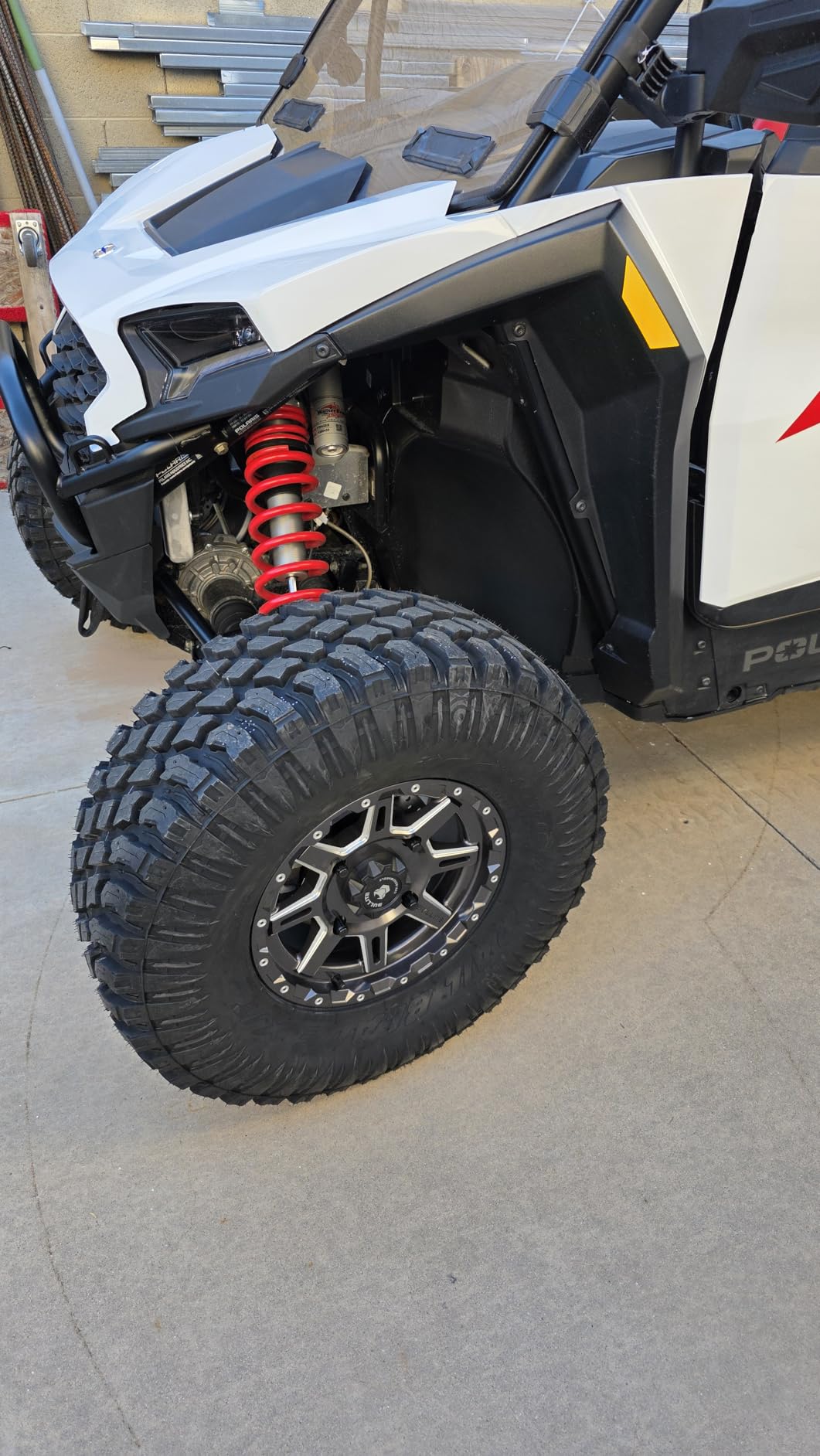 Bullite BT-02 Lancer UTV ATV Wheels Gunmetal Gray Rims 14x7, 4x156 Bolt Pattern, 5+2 Offset customer photo 1
