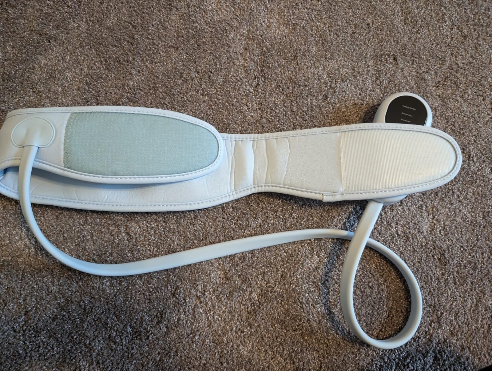 Head Massager,Scalp Massager,Relief Headaches,Fatigue,Stress,Sleep aid,Hangover with Airbag Kneading,Constant Temperature Hot Compress for Head (Sky Blue) customer photo 2