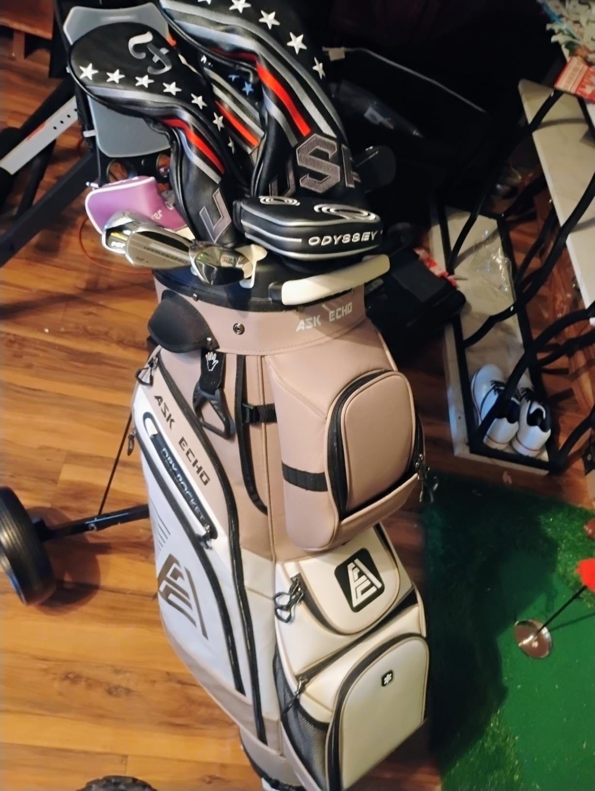 ASK ECHO T-Lock 3.0 Golf Cart Bag, Quiet 14-Way Full-Length Divider customer photo 1