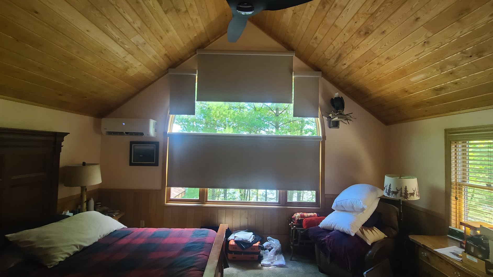 Kincmo Motorized Blinds with Remote, APP, Voice Control - 100% Blackout customer photo 1
