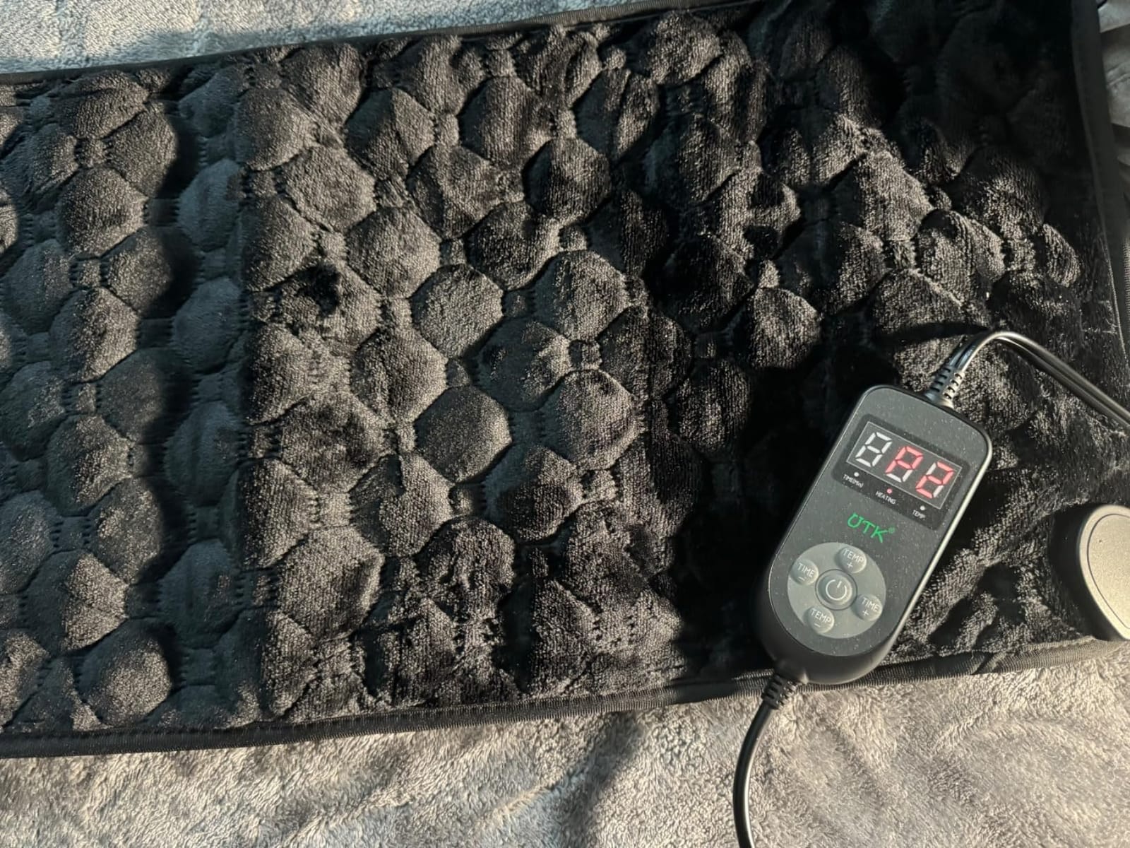 UTK Far Infrared Heating Pad for Back & Cramps, 30s Fast Heating,Super Soft customer photo 2