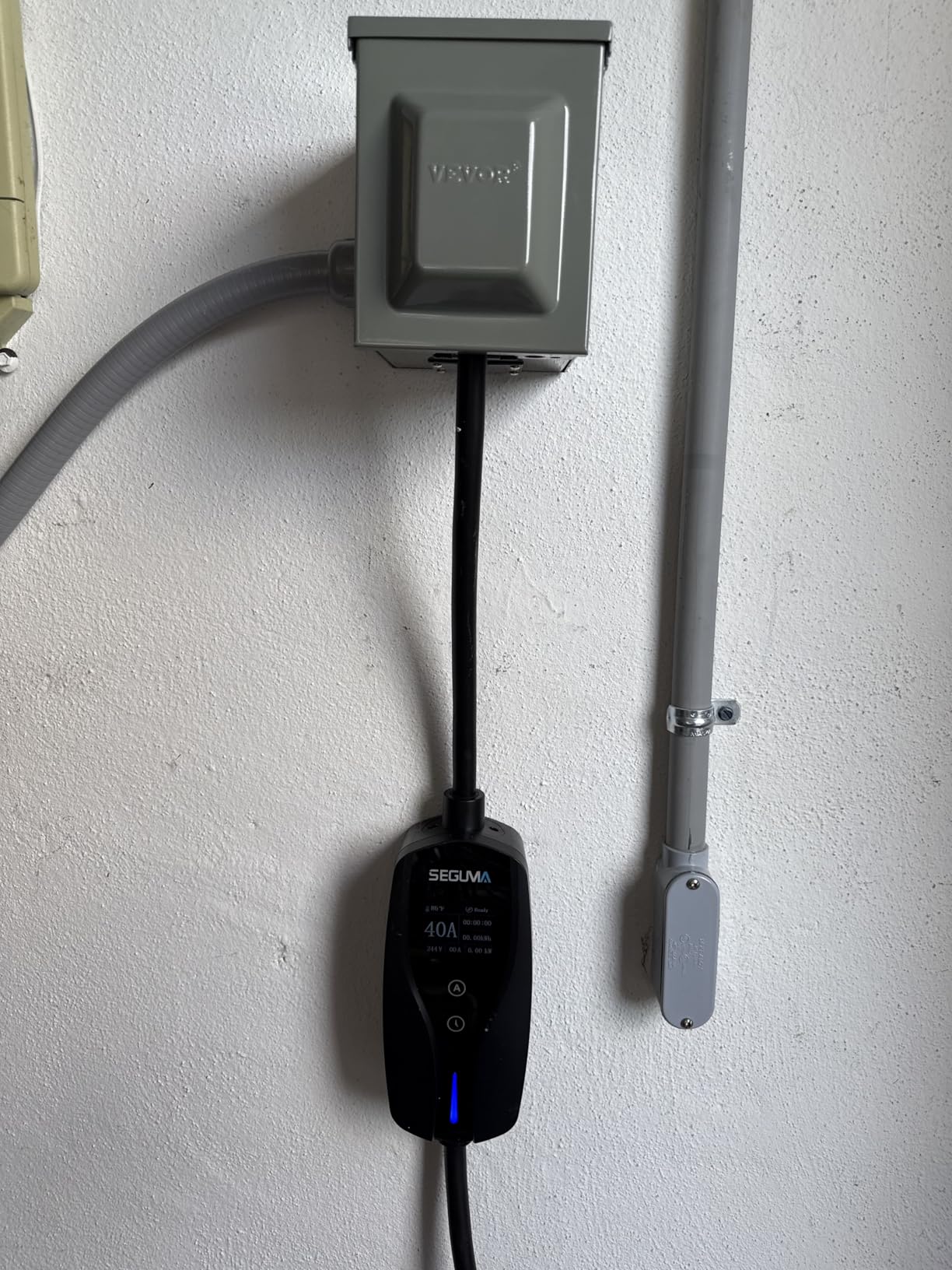 SEGUMA Level 2 EV Charger, 40A ETL Certified for J1772 BEVs/PHEVs, 25FT customer photo 1