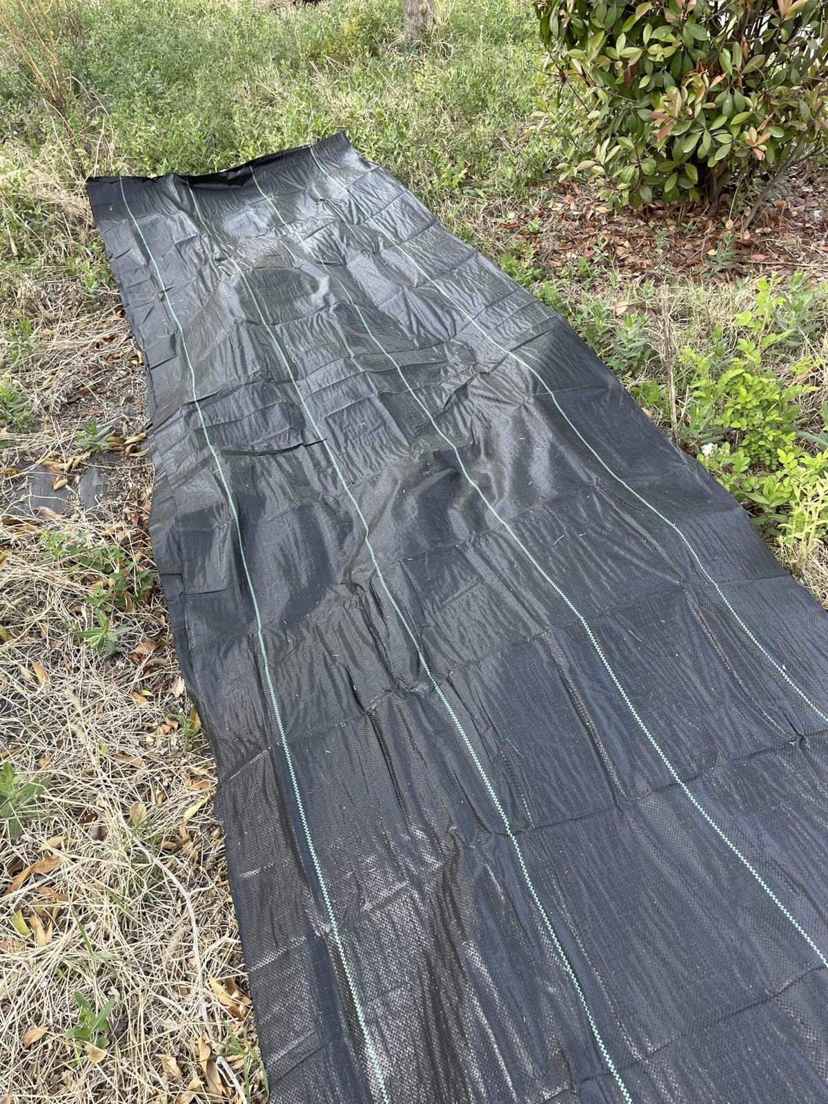 Weed Barrier Landscape Fabric 4FT x 100FT, 3.2oz, 2-Pack 4FTx50FT customer photo 2