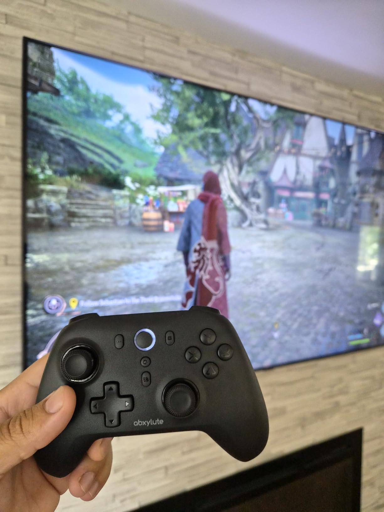 abxylute C6 Wireless PC Controller, Bluetooth Game Controller -1000Hz Polling Rate- Hall Effect Joystick for Windows PC, Switch 1&2, Steam Deck, Android TV/Mobile, iOS, MAC &Tesla Vibration Turbo Lightweight customer photo 2