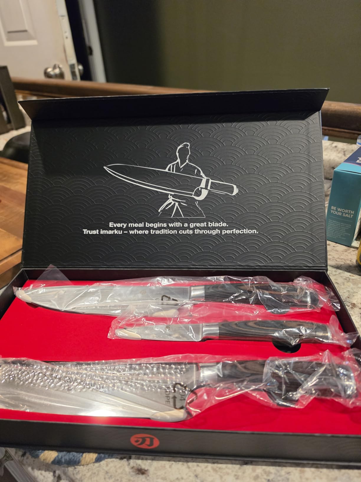 imarku Nakiri Knife 7 Inch, Japanese High Carbon Stainless Steel Chopper customer photo 1