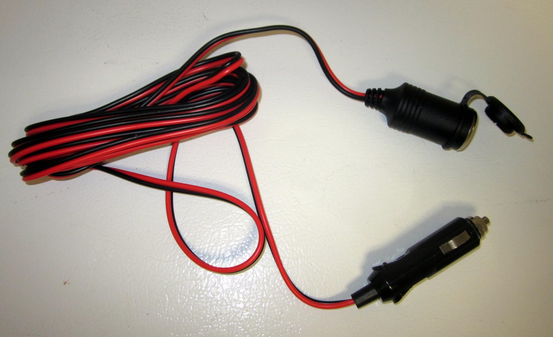 4.9FT 156W 12V/24V HeavyDuty Cigarette Lighter Extension Cable 16AWG customer photo 1