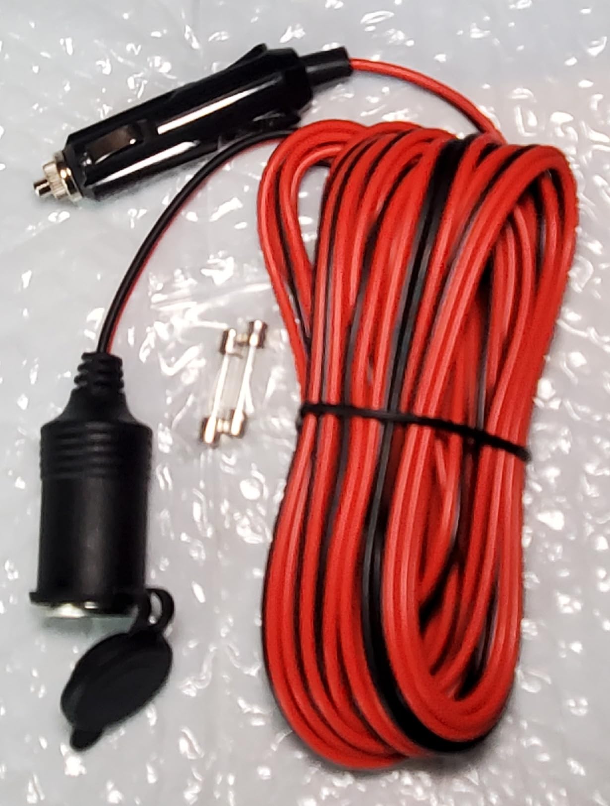 4.9FT 156W 12V/24V HeavyDuty Cigarette Lighter Extension Cable 16AWG customer photo 2