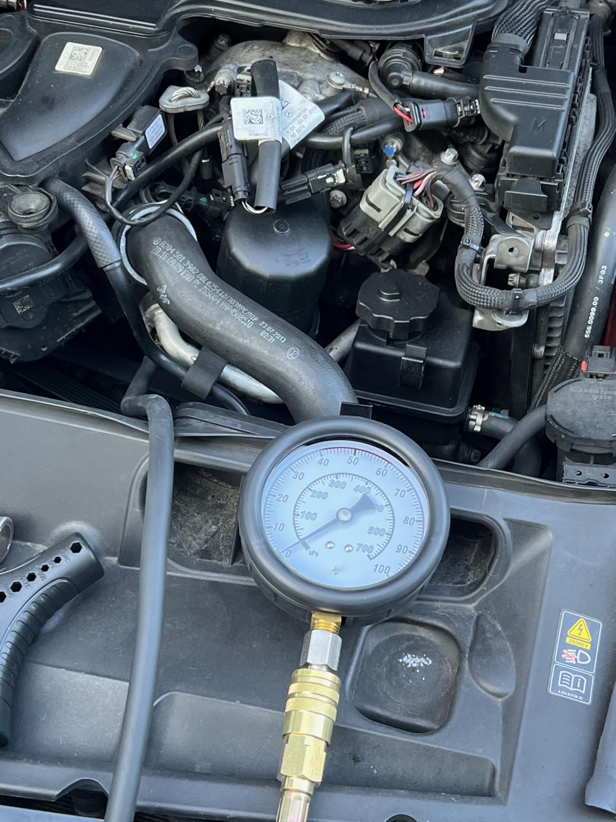 Master Engine and Transmission Oil Pressure Test Set - High and Low Pressure Gauges for Testing Transmission and Engine Pressure customer photo 1