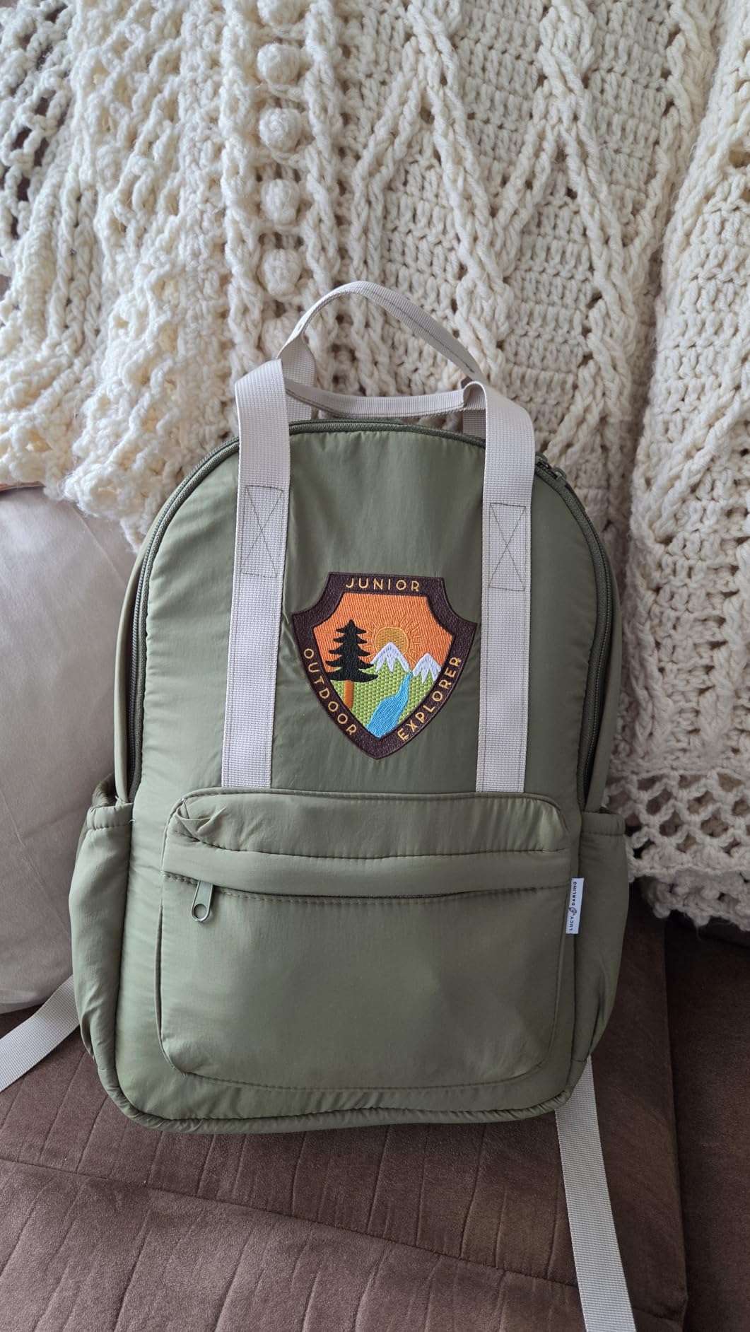 Lucy Darling Outdoor Explorer Backpack – Soft Preschool & Toddler Adventure Bag – Lightweight, Durable, Earthy Tones – Side Pocket, Adjustable Straps – Gift for Kids customer photo 2