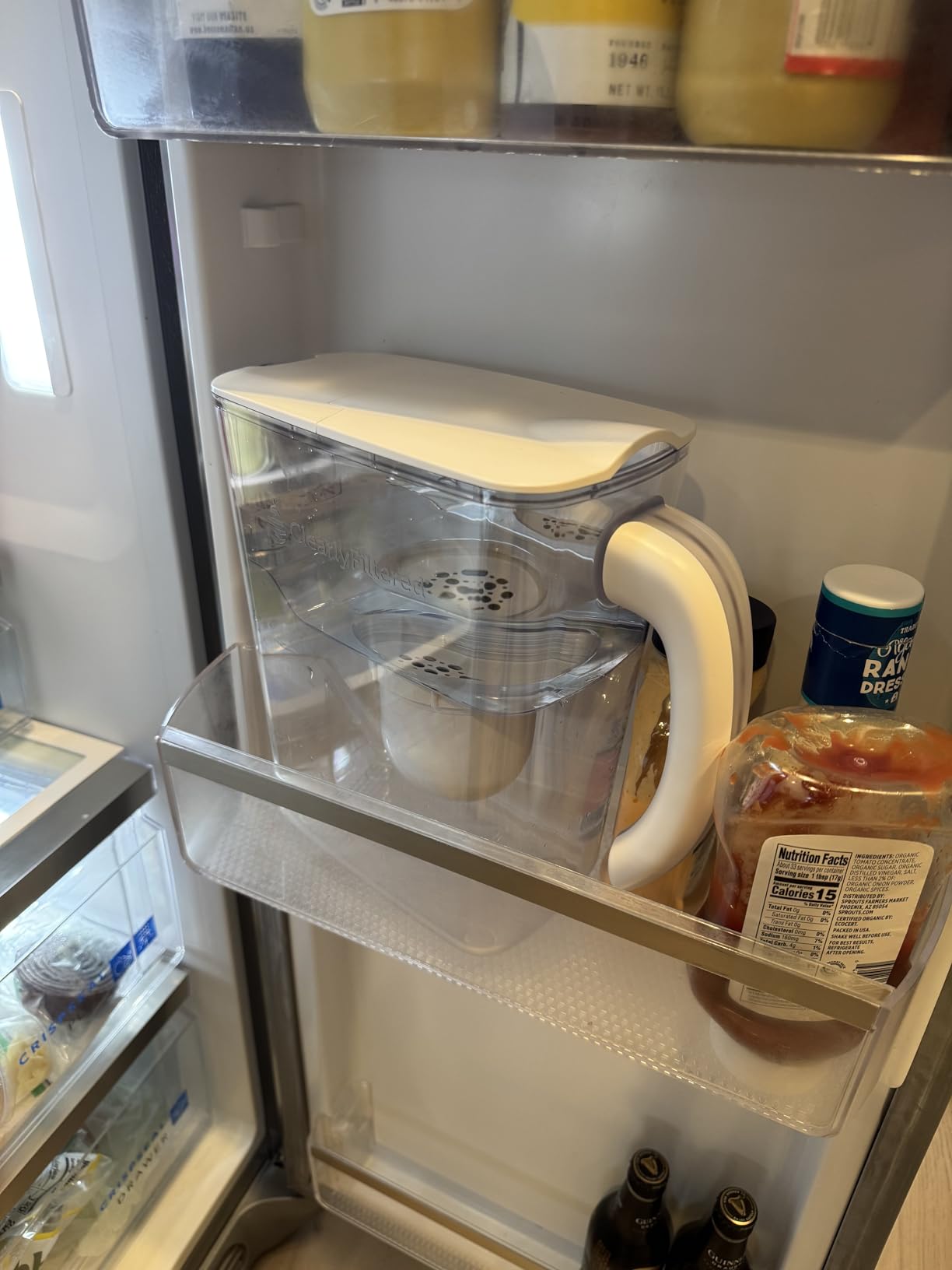 Clearly Filtered Water Filter Pitcher, 10 Cup BPA Free Water Filtration customer photo 2