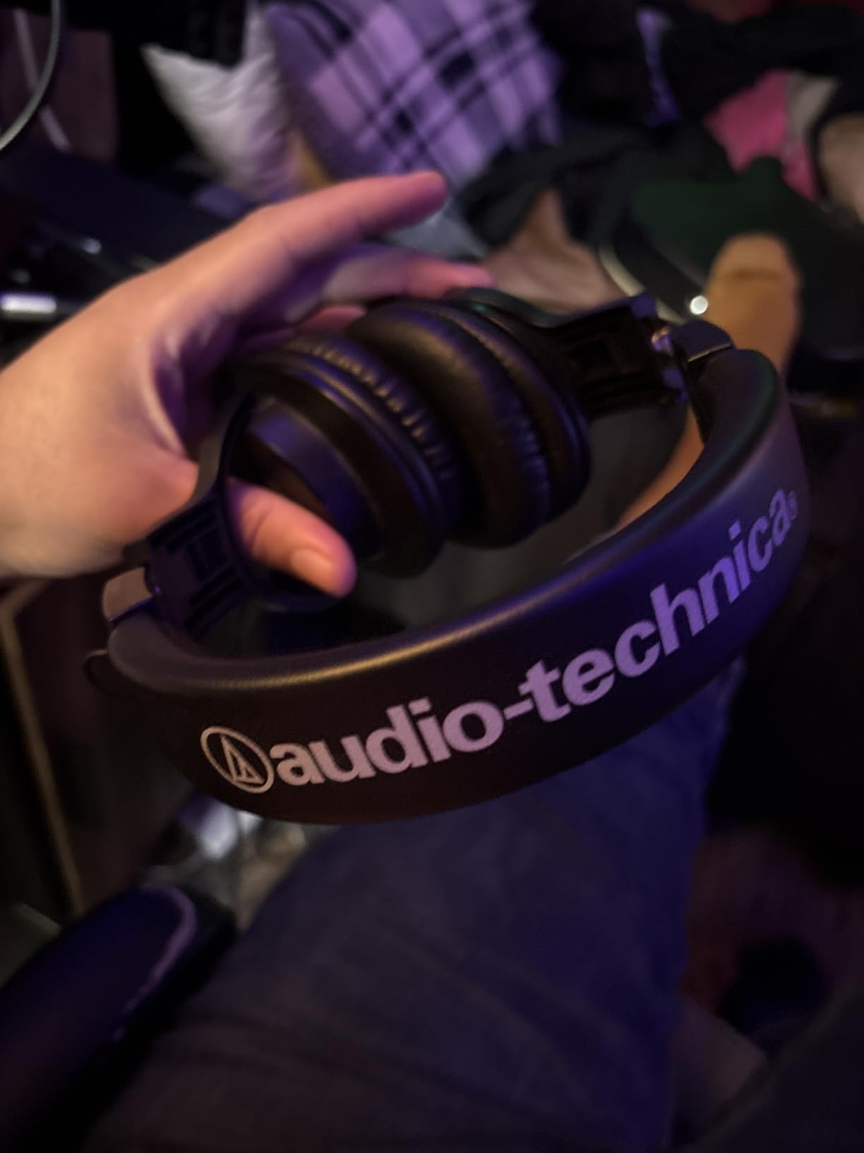 Audio-Technica ATH-M20x Professional Studio Monitor Headphones, White customer photo 2