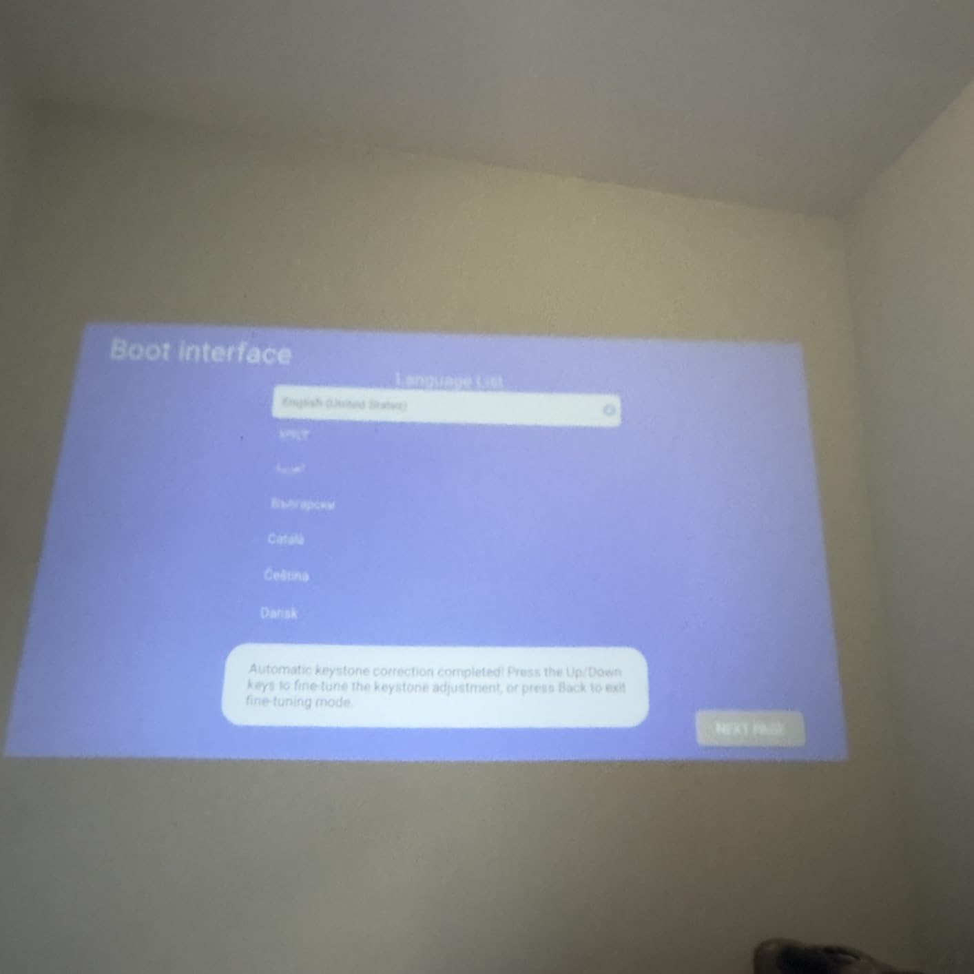 Mini Projector, Portable Smart Projector 4K WiFi 6 BT 5.4 [Built-in App] customer photo 1