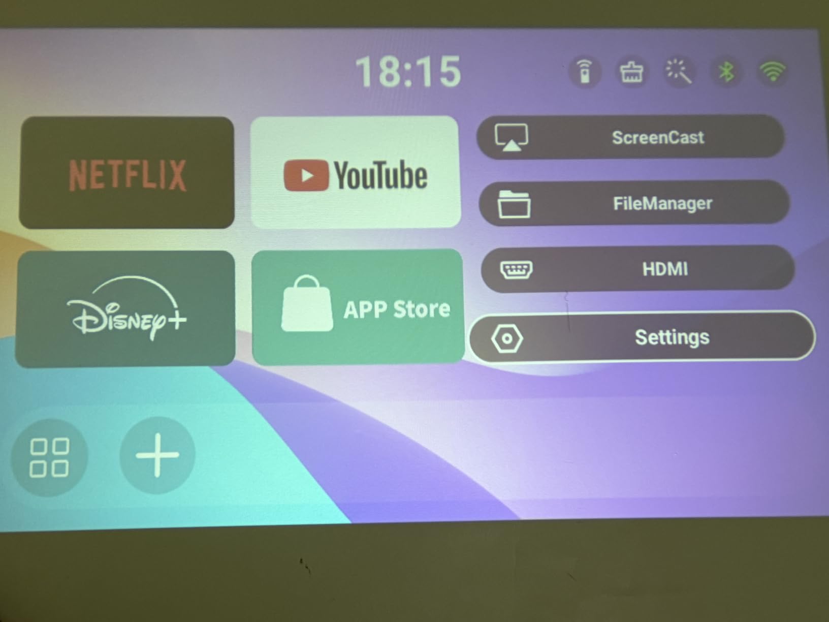 Mini Projector, Portable Smart Projector 4K WiFi 6 BT 5.4 [Built-in App] customer photo 2