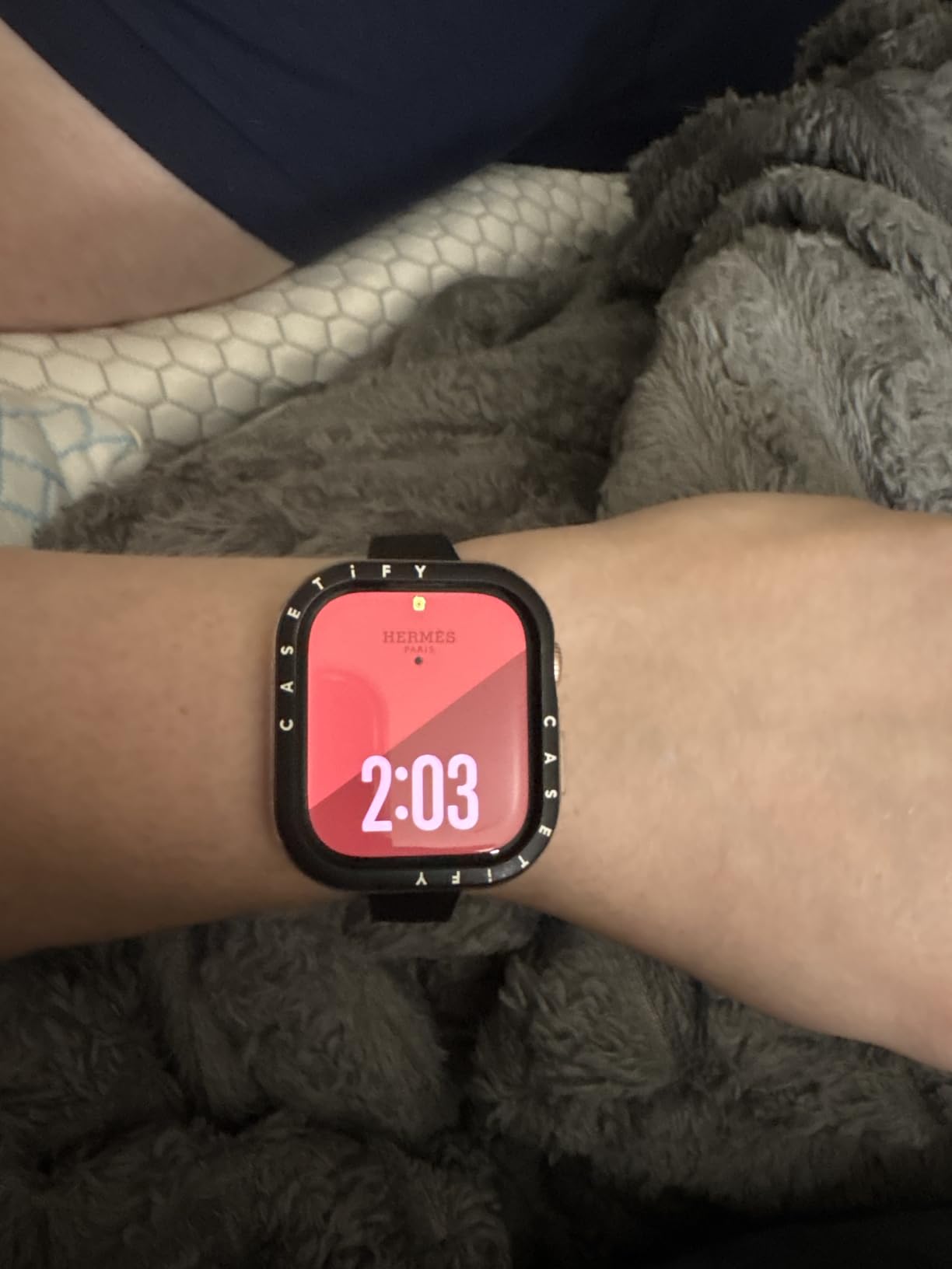 Apple Watch Series 10 [GPS, 42mm] - Jet Black Aluminum Case with Black Sport Band, S/M (Renewed) customer photo 1