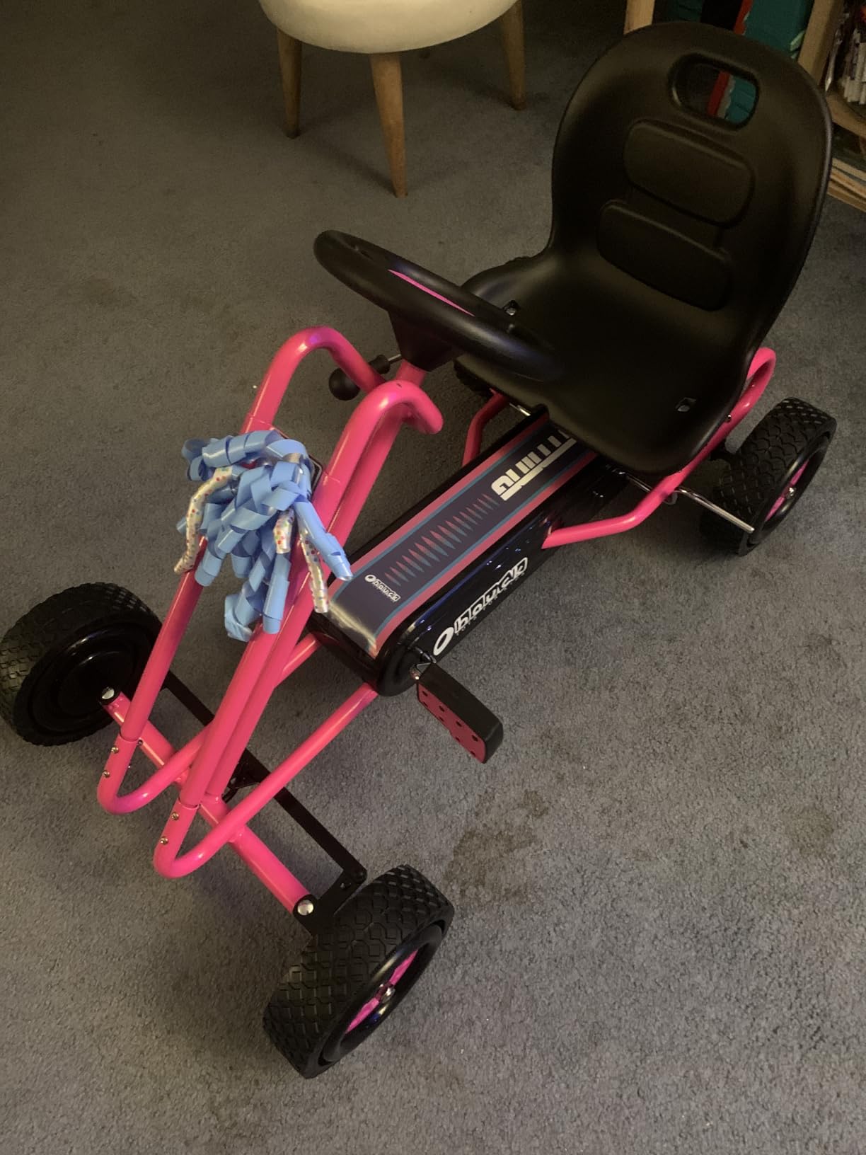 hauck Kids Pedal Go Kart, 4 Wheel Bike Cart, Ride for Ages 4-8, Red customer photo 1