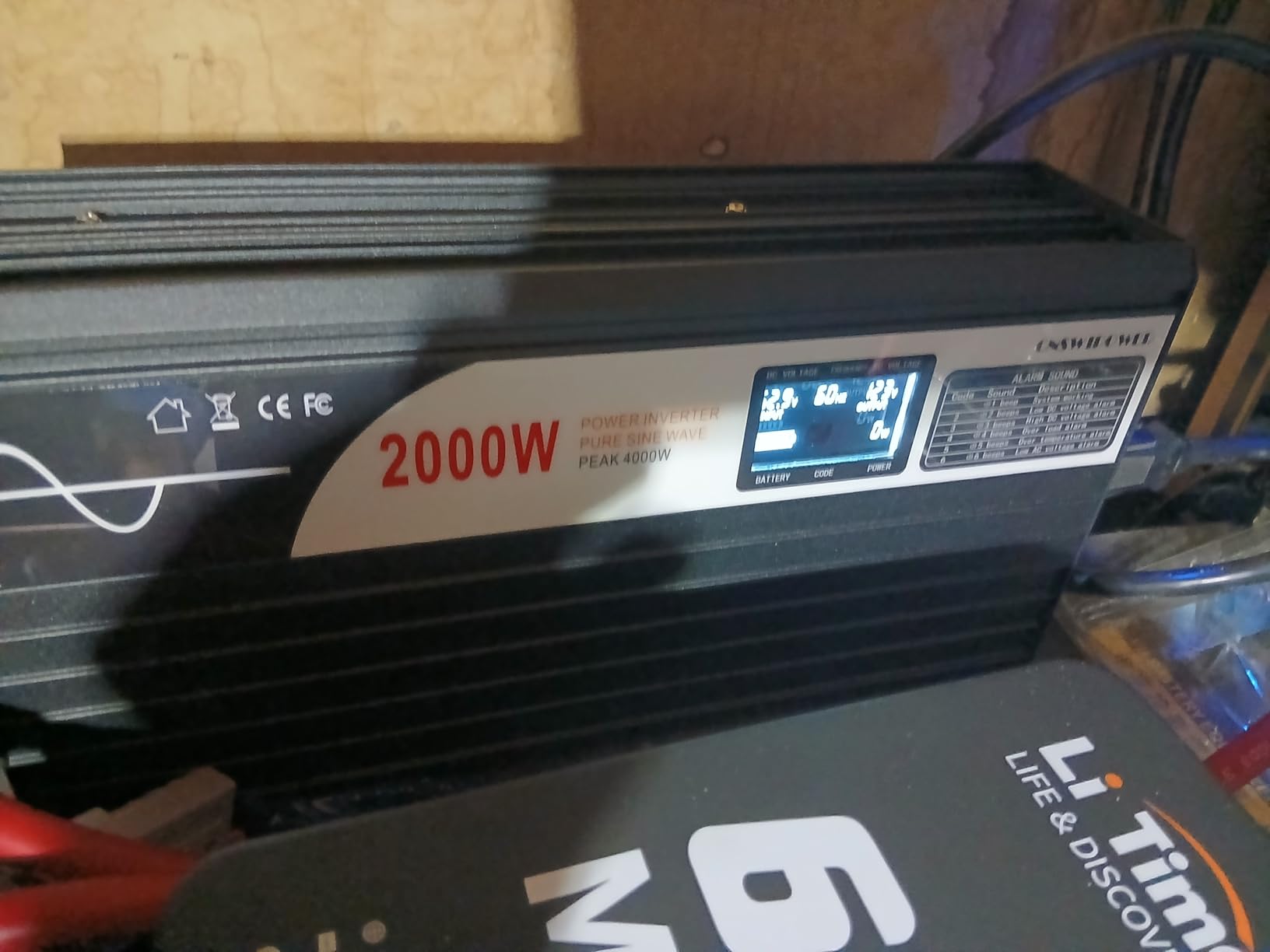 12V 300Ah LiFePO4 Lithium Battery, Bluetooth LifePO4 Battery, Upgraded 200A BMS, 3840Wh Rechargeable Lithium Battery with Low Temp Cut off, Perfect for RV Solar Marine Solar Panel Camping customer photo 1