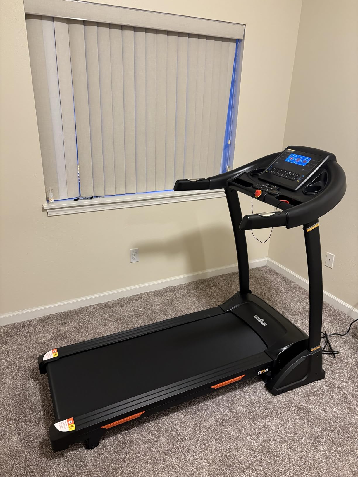THERUN Incline Treadmill, Treadmills for Running and Walking, 300 lbs Weight Capacity Folding Treadmill with 0-15% Auto Incline, Wide Belt, 3.5 HP, App, Heart Rate customer photo 1
