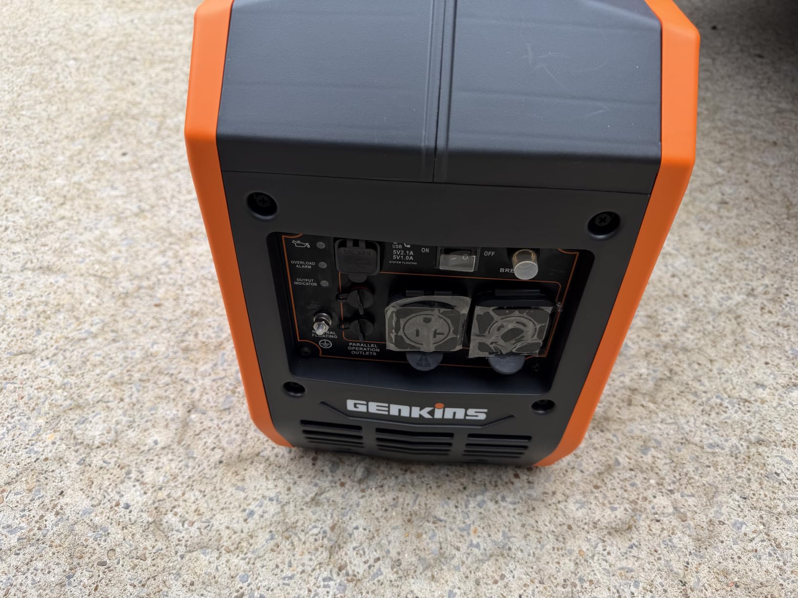 Genkins Portable Inverter Generator 4500W Gas Powered Pure Sine Wave Lightweight Quiet Parallel Capability for Camping RV Home Backup customer photo 2
