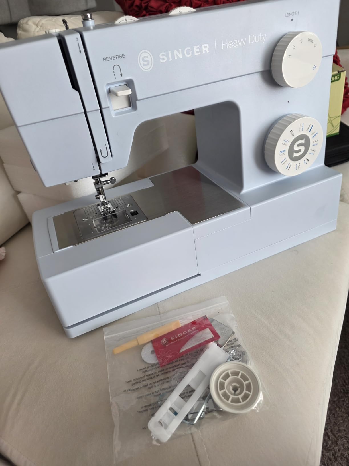 SINGER® 4423 (Meltwater Blue) Heavy Duty Sewing Machine with Accessories customer photo 2