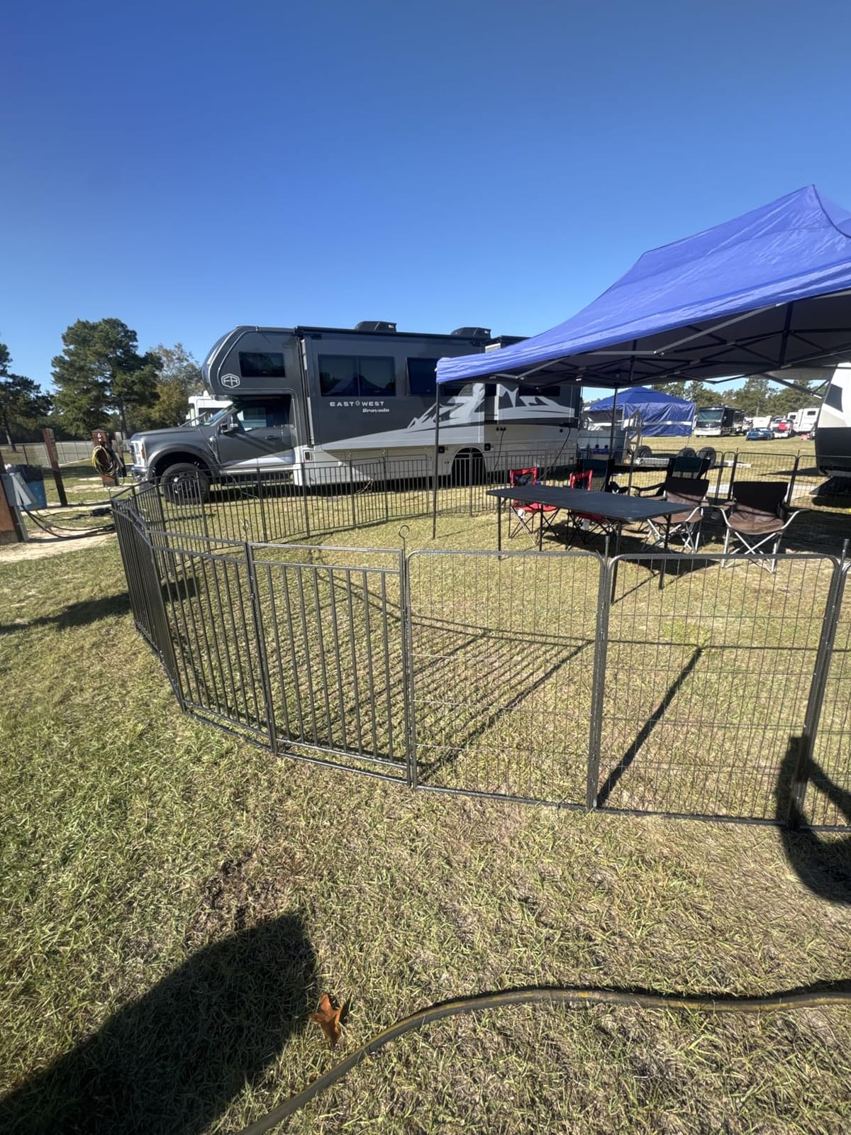 Metal Dog Playpen 40in H 16 Panels Heavy Duty Dog Fence customer photo 1