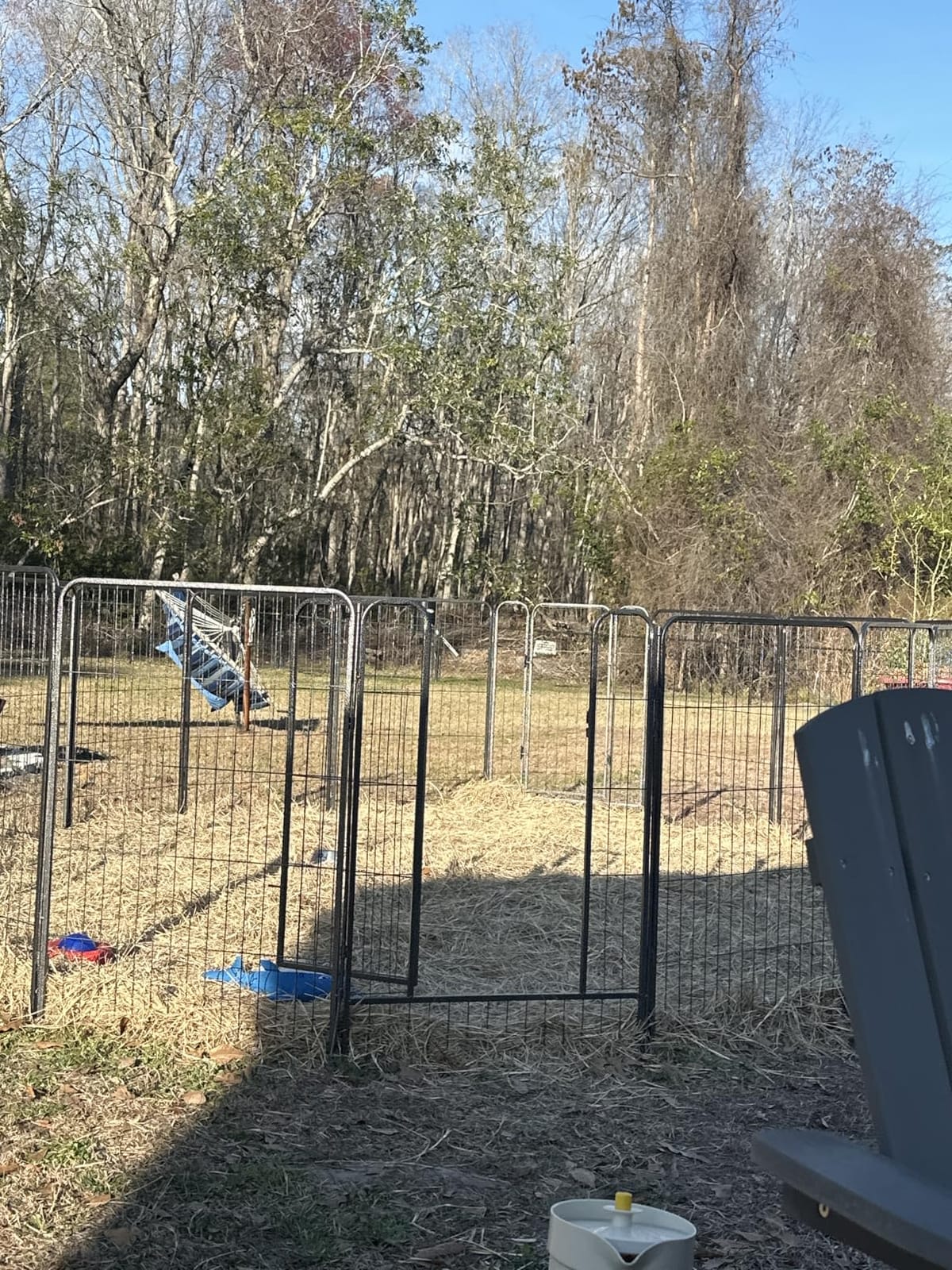 Metal Dog Playpen 40in H 16 Panels Heavy Duty Dog Fence customer photo 2