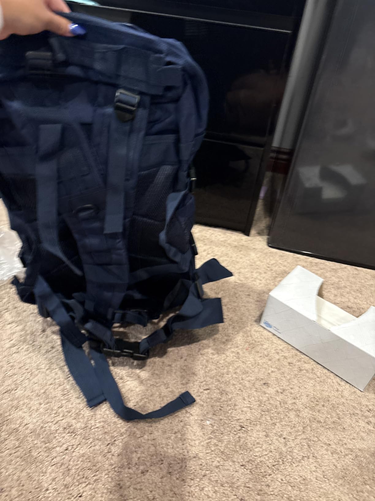 Military Tactical Backpack 50L Large Day Backpack for Men Molle Army 3 Days Assault Pack Bug Out Bag Water Resistant and Heavy Duty Hiking Treeking Rucksack - Grey customer photo 2