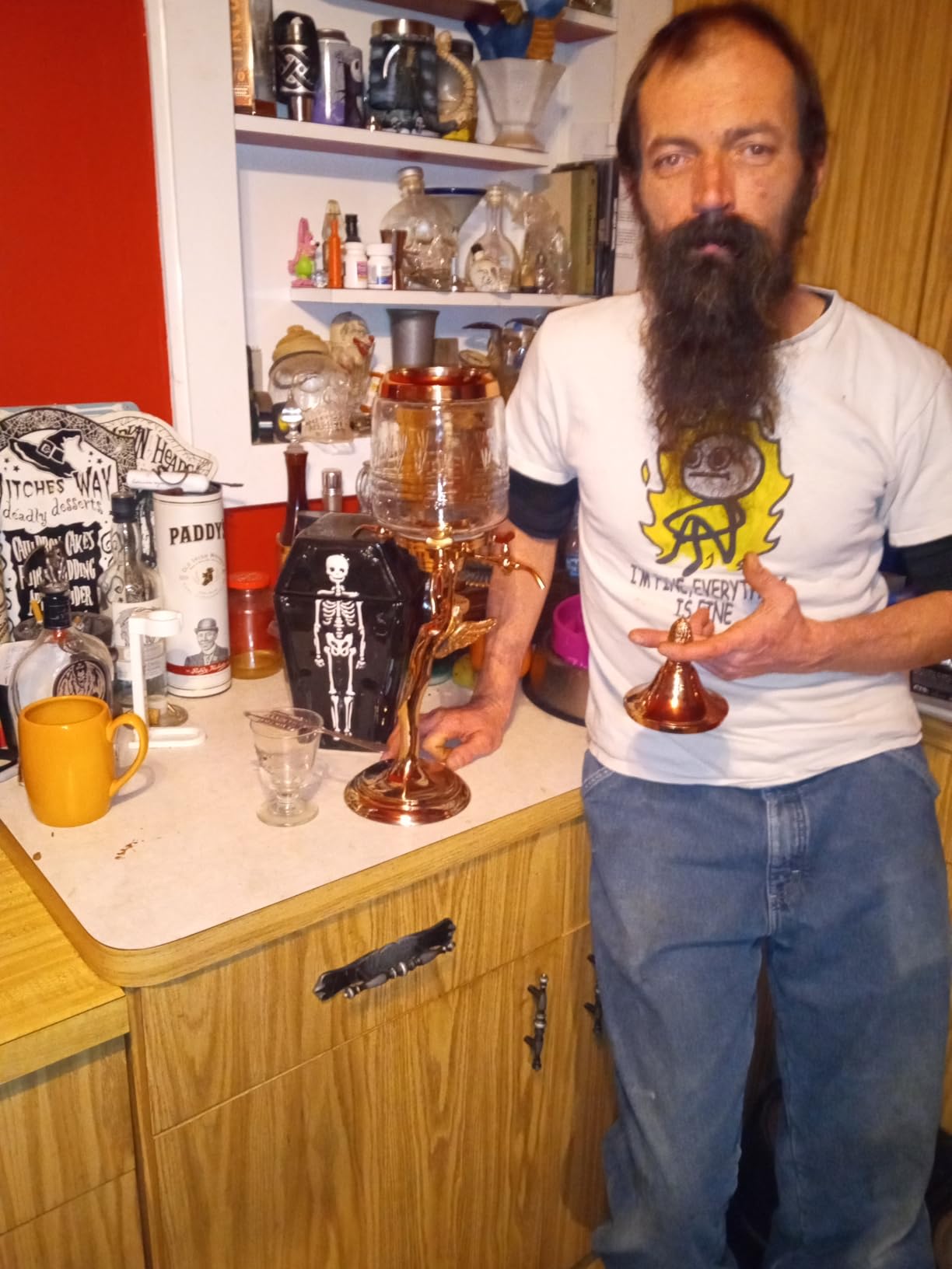 RoyalAntiquess New Handmade Copper Absinthe Fountain | 4 Spout | Absinthe Tower | Absinthe Dispenser customer photo 1