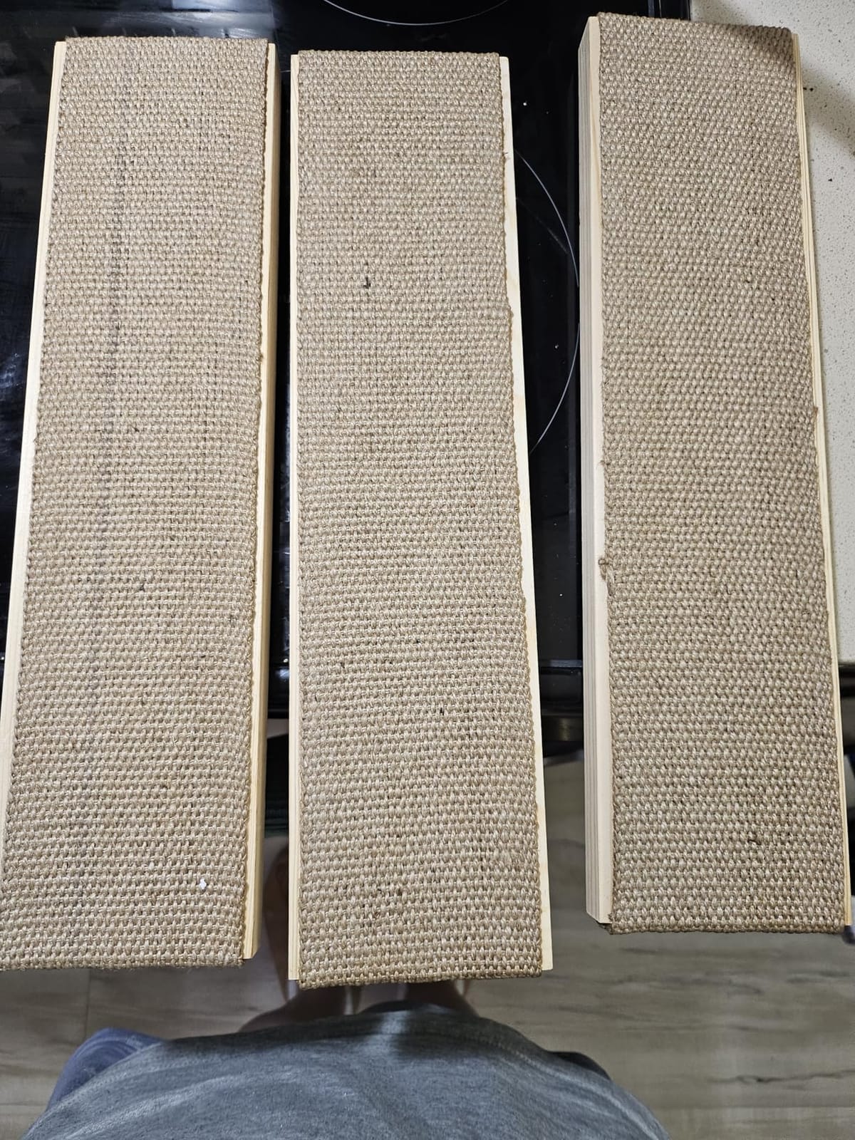 3 Pcs Bagel Boards for Baking Bagels, Pine Wood with Burlap, 16.1 inches L x 3.5 inches W - Essential Baking Tools for Beginners and Experts customer photo 1