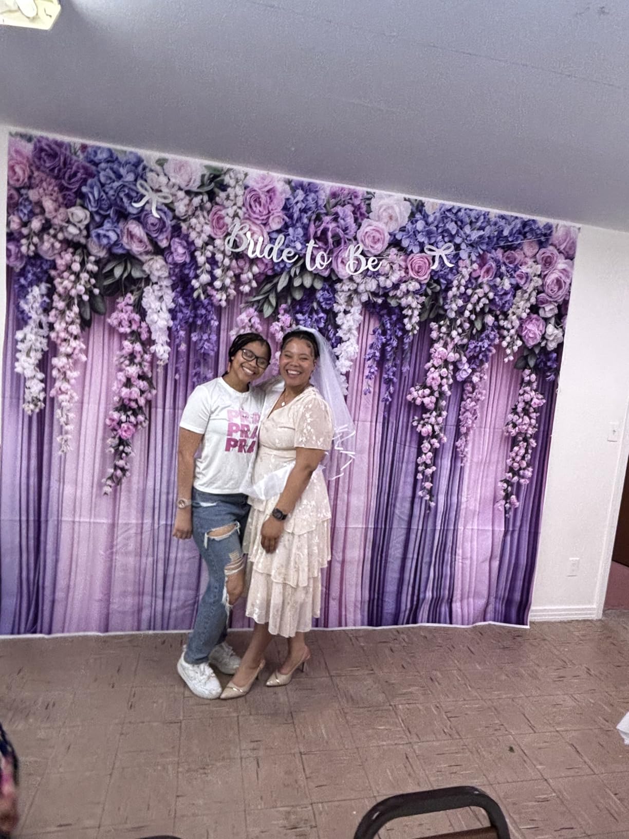 10x8ft Country Wedding Photography Backdrop Rustic Barn Door Photography Backdrop Farmhouse Pink Flower Cabin Wooden Birthday Baby Shower Wedding Bridal Party Banner Photo Booth Props Background customer photo 1