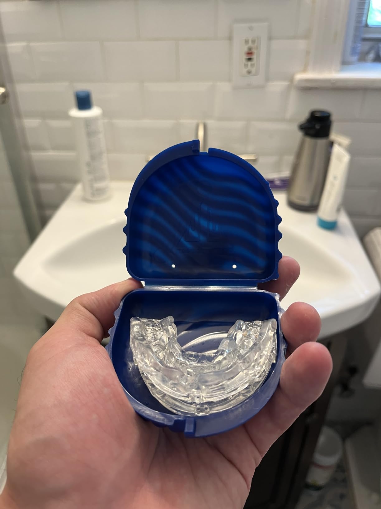 Itus Mouthguardz: SilentZPro 2.0 - USA Designed & FDA-Cleared Anti Snore Mouthpiece - Fully Adjustable Anti Snore Mouth Guard - Professional Patented Anti Snore Device, Medium customer photo 2