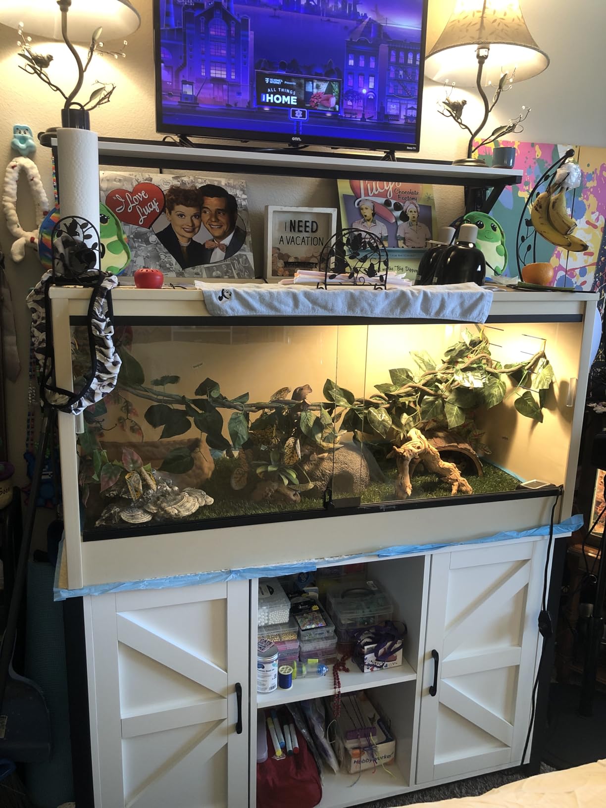 YITAHOME 120 Gallon Reptile Tank Stand with Power Outlets customer photo 1