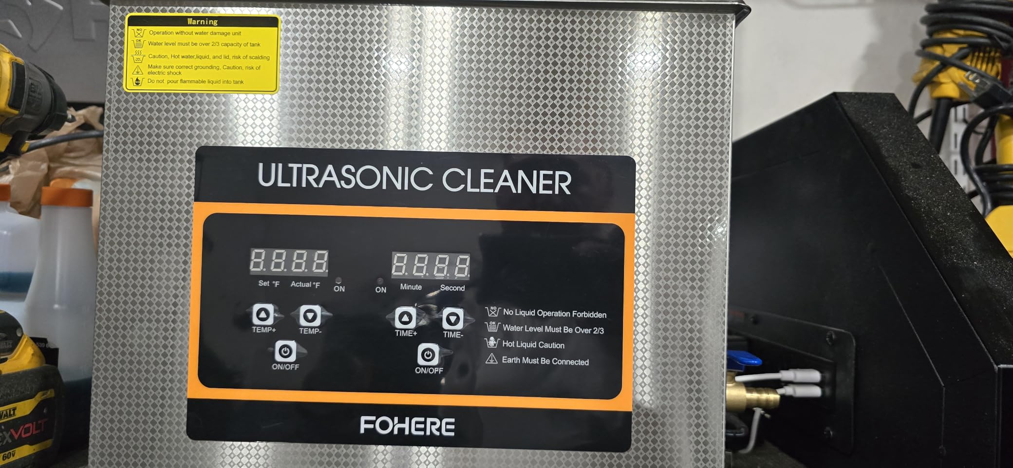 Ultrasonic Cleaner with Heater and Timer, 304 stainless steel Tank | Ultrasonic Washing Machine, Professional Sonic Cleaning for Parts, Bike Chain, Metal Engine Parts, Gun customer photo 1