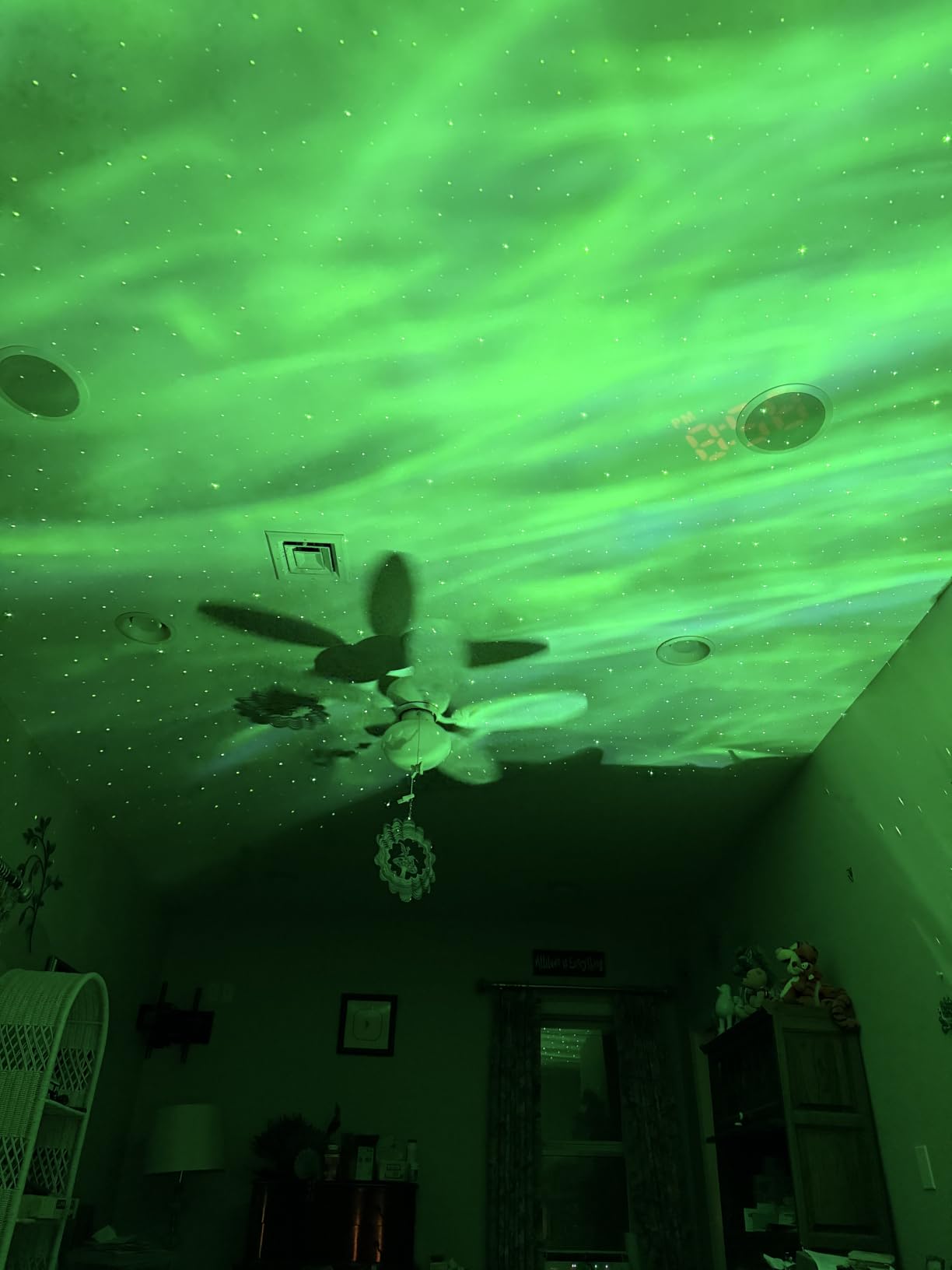 Star Projector,Northern Lights Projector,with Bluetooth Speaker,White Noise customer photo 2