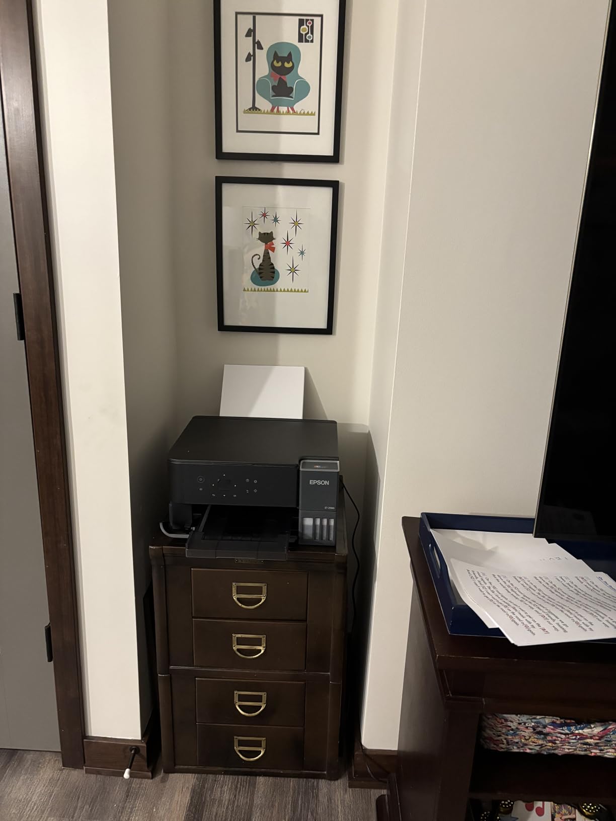 Epson EcoTank ET-2980 Wireless Color All-in-One Supertank Printer - White customer photo 2