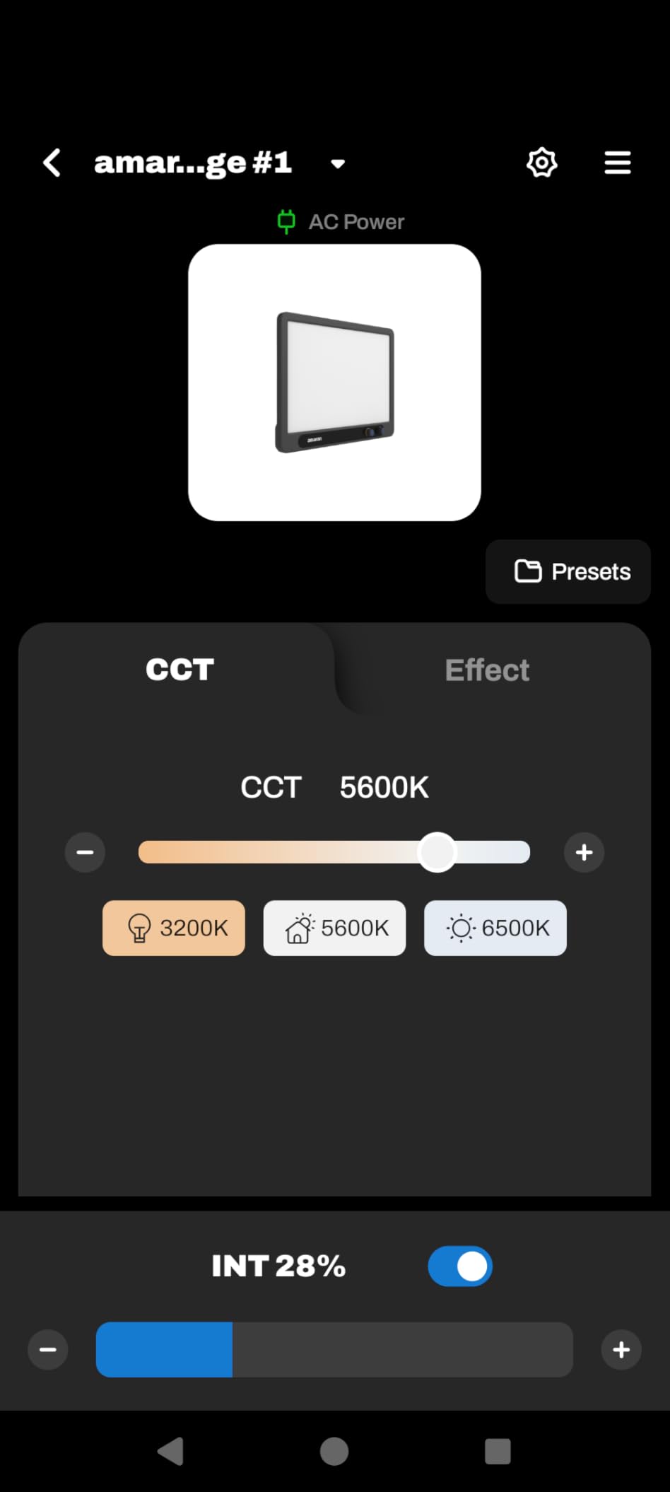 amaran Verge Bi-Color Edge-lit Rectangular Panel,26W Soft LED Video Light customer photo 2