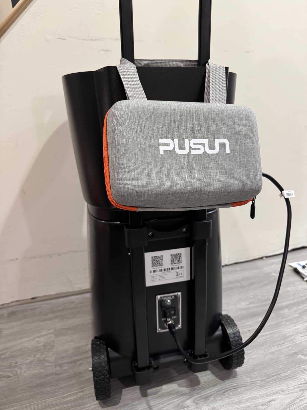 PUSUN｜PT-Smart Pro Internal Oscillation Tennis Ball Machine: App with 12 Built-in Training Modes, 28-Pt Custom Drills,75MPH, 5H,32.6lb Portable for Tennis & Padel,Training, Practice,Beginners to Pros customer photo 1