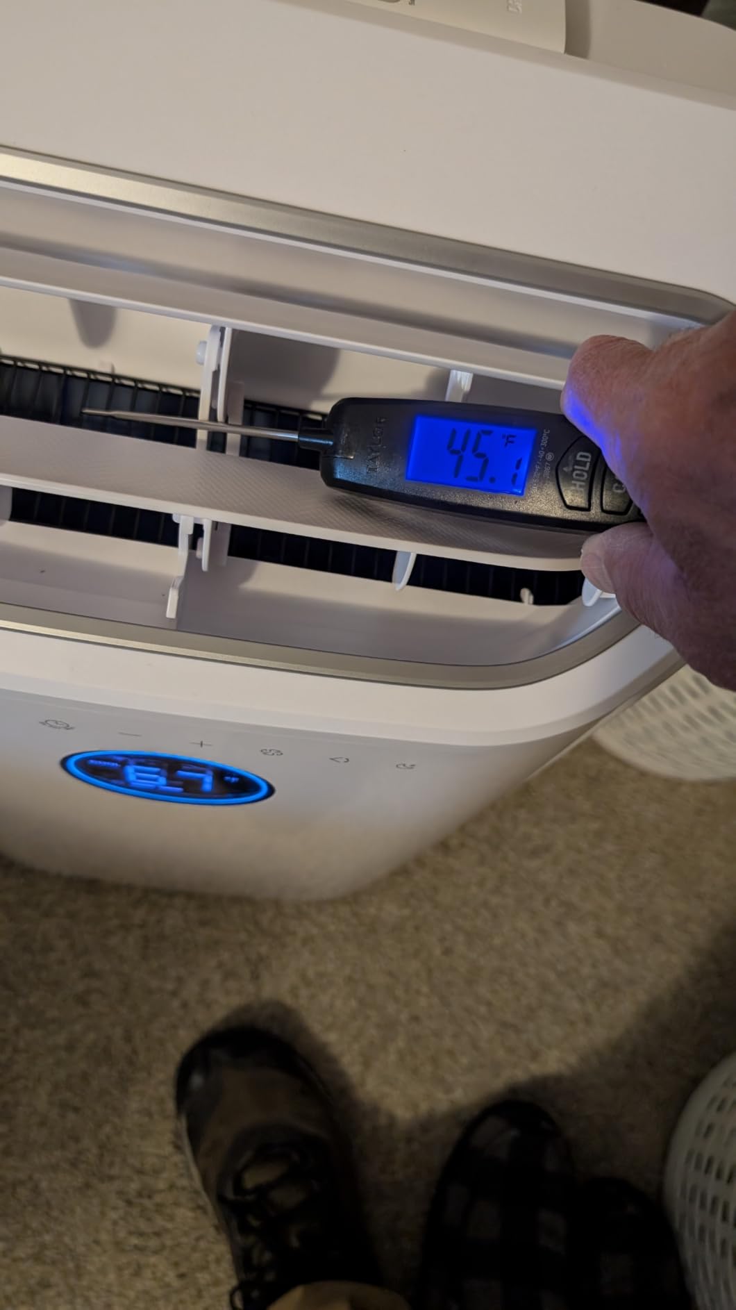 DREO Portable Air Conditioner 515S, 12000 BTU ASHRAE (8000 BTU DOE) Smart AC Unit for Bedroom with Drainage-free Cooling, Fan&Dehumidifier 3 in 1, APP/Voice/Remote, Quiet Standing AC for Room Indoors customer photo 2