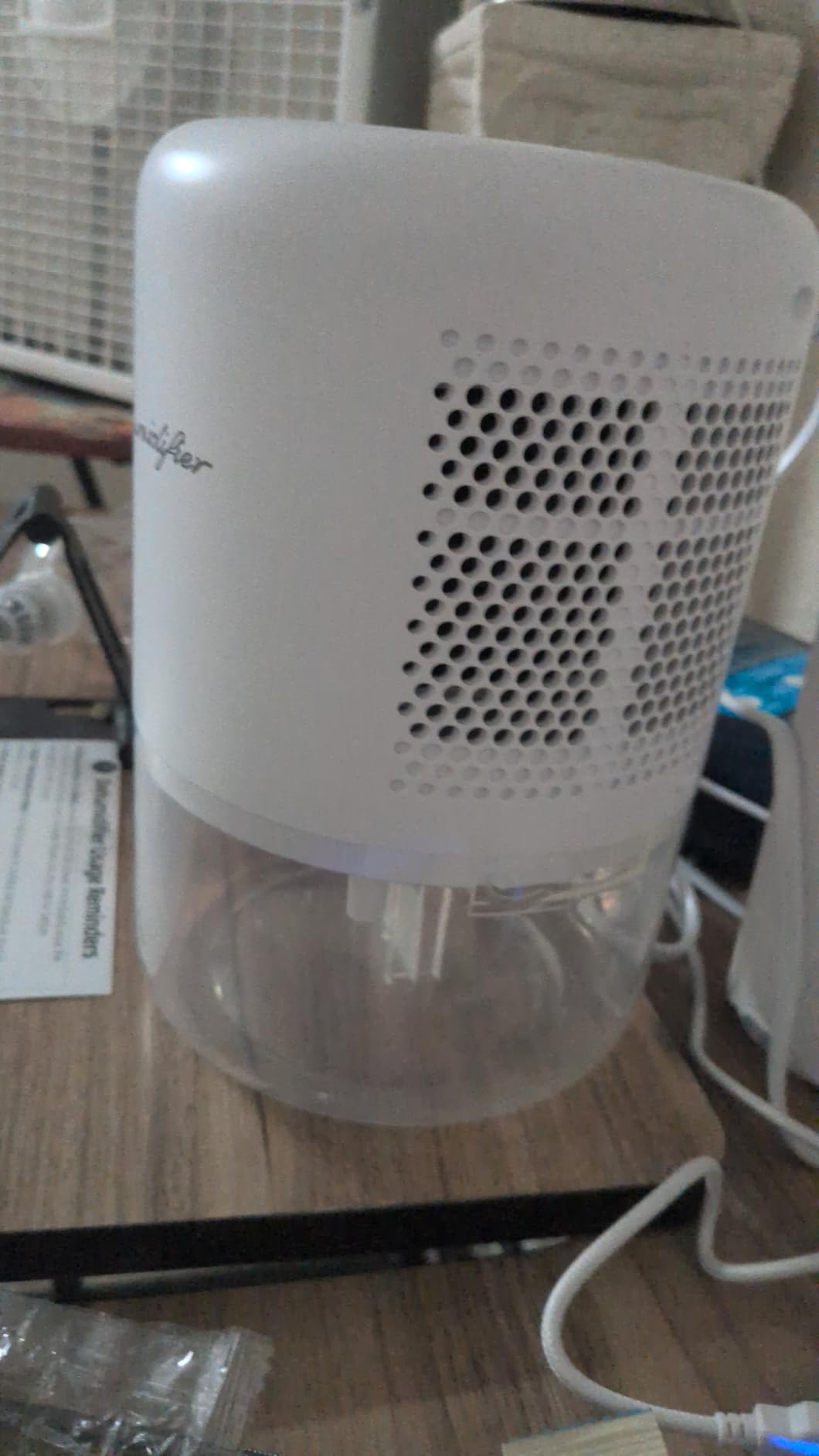 Dehumidifier for Home Small Quiet Dehumidifiers for 44OZ Water Tank Auto Defrost and Shutoff 10 Colors Light 4 Timer Options 3 Modes Portable Dehumidifiers for Bedroom Bathroom Closet RV customer photo 2