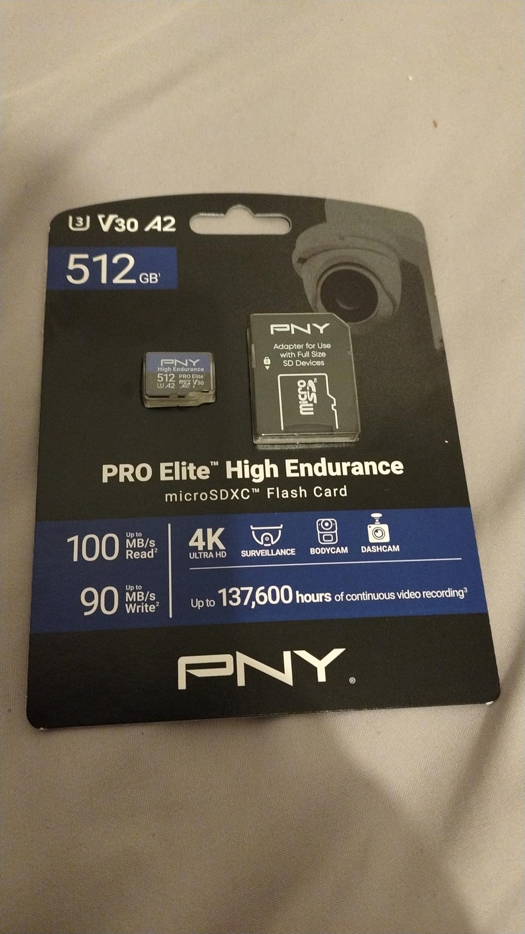 PNY 256GB PRO Elite High Endurance microSDXC Flash Memory Card customer photo 2