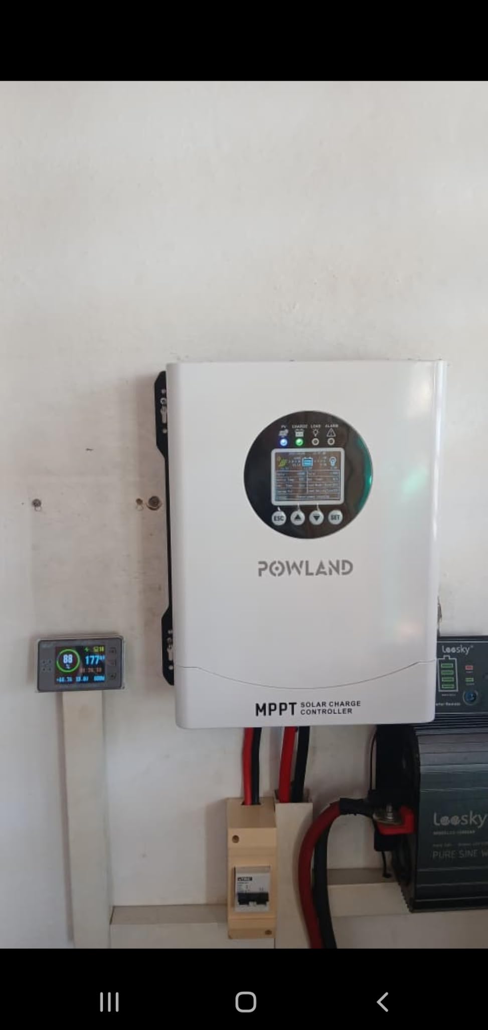 POWLAND 120A MPPT Solar Charge Controlle 12V/24V/36V/48V/60V/72V/84V/96V Auto,Max Input 230V Solar Charger, LCD Display Intelligent Regulator for AGM, Gel, Lithium ect customer photo 1