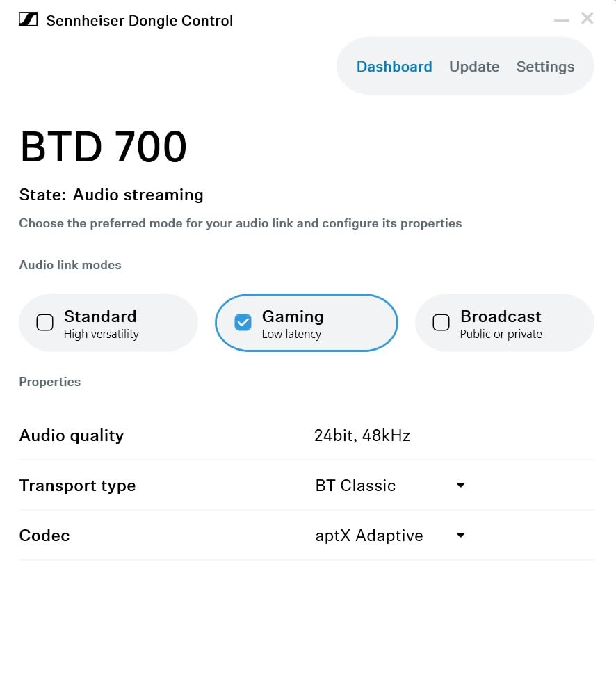 Sennheiser BTD 700 Dongle, Auracast, Low Latency, Bluetooth, USB-C, USB-A customer photo 2