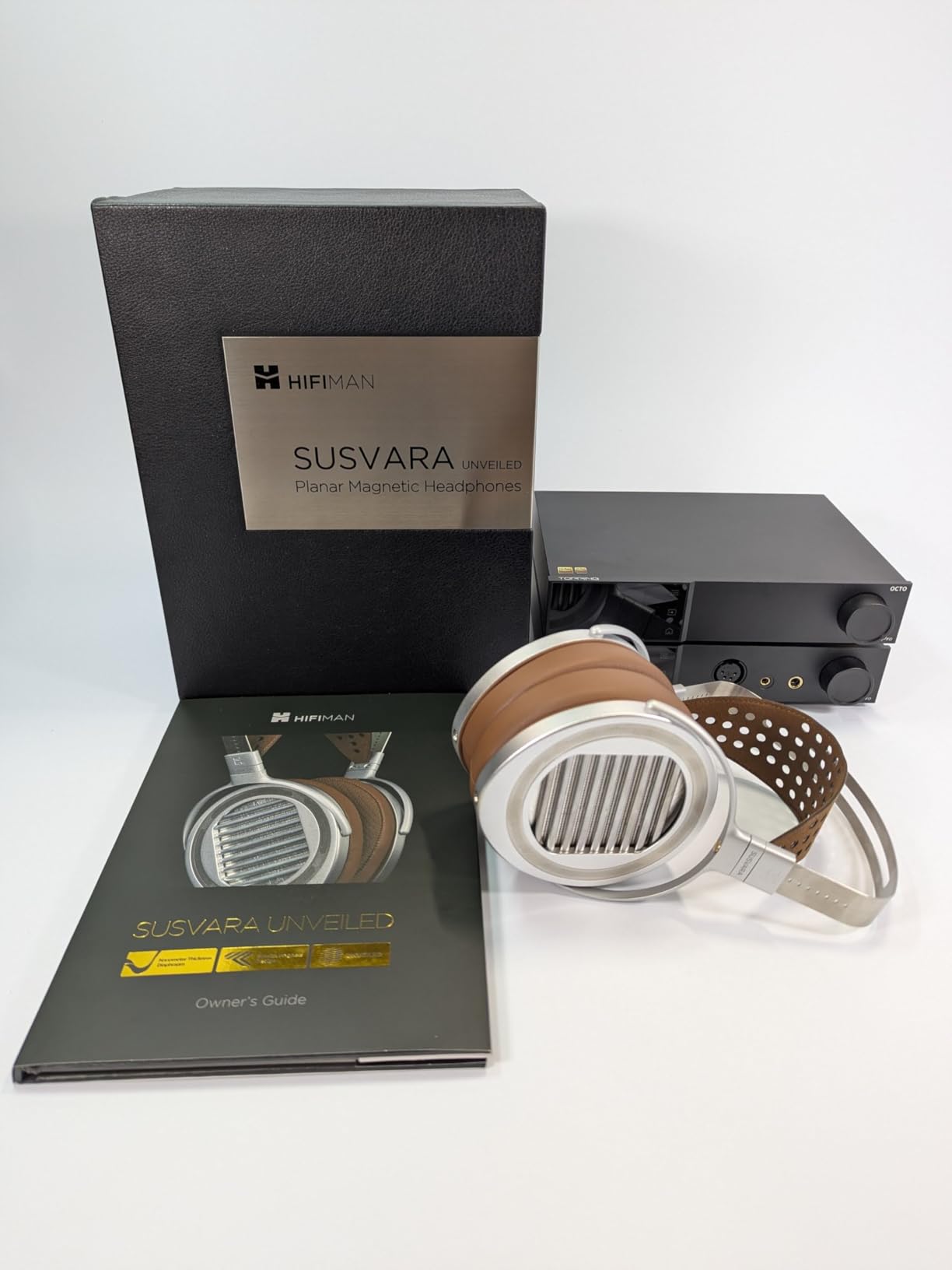 TOPPING DX5 II Hi-Res DAC & Headphone Amp Combo – Dual ES9039Q2M, X-Hybrid Amp, 10-Band PEQ, LDAC Bluetooth 5.1, 4.4mm Balanced & 6.35mm Headphone Output, Preamp Mode, 12V Trigger (White) customer photo 2